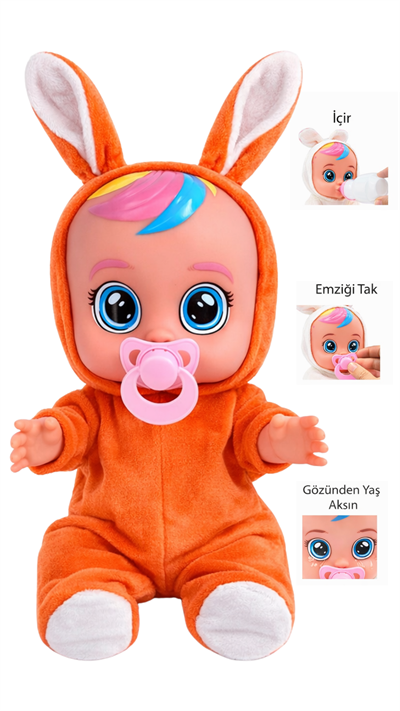 Ağlayan ve Konuşan Et Bebek Turuncu