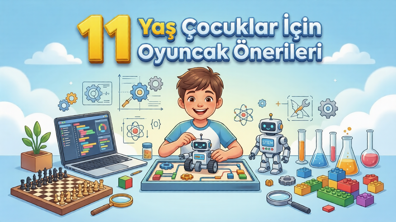 11 yaş oyuncak önerileri,11 yaş çocuklar için oyuncak,eğitici oyuncaklar,STEM oyuncakları,robotik kodlama oyuncakları