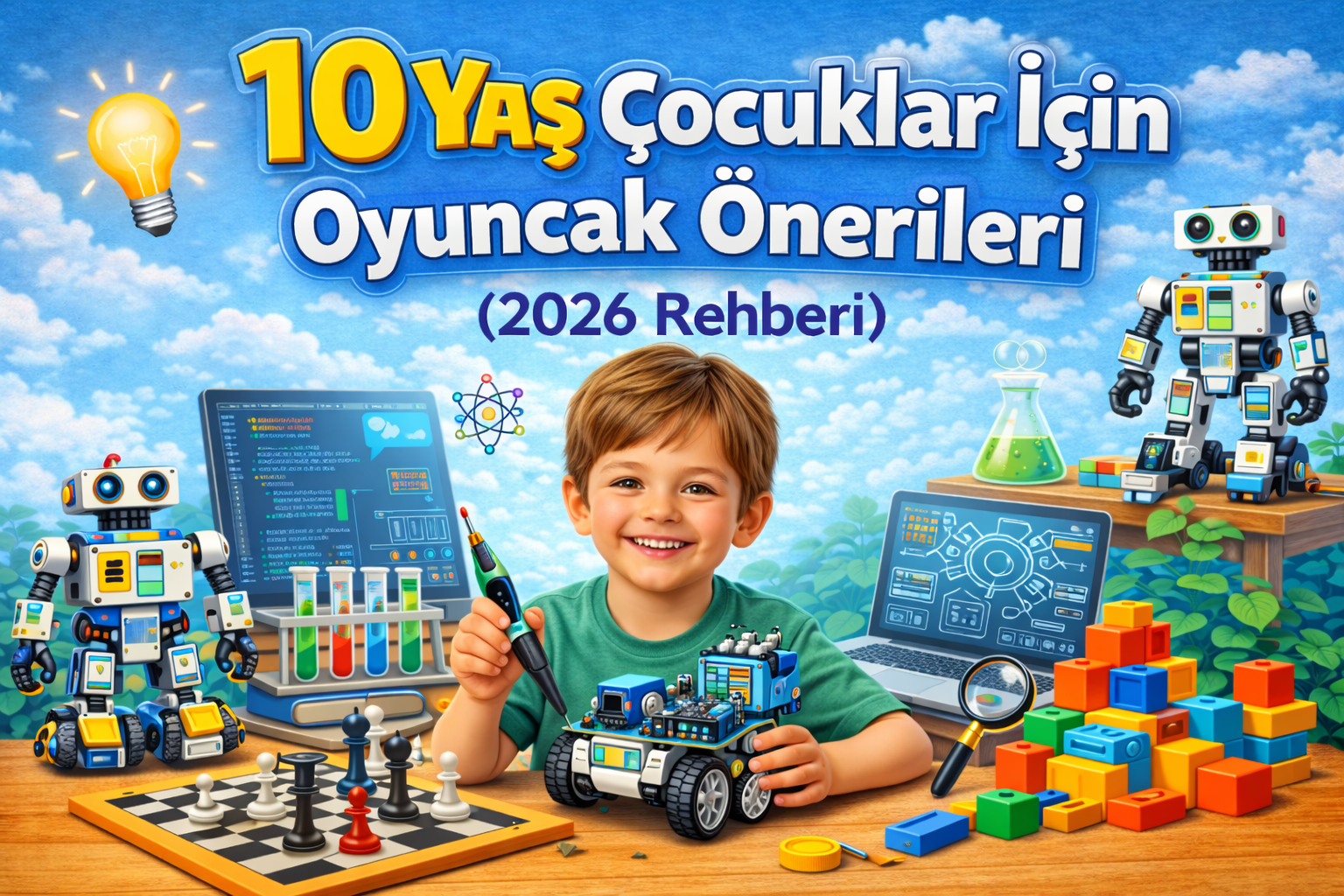 10 yaş oyuncak önerileri,10 yaş çocuklar için oyuncak,eğitici oyuncaklar,STEM oyuncakları,robotik kodlama oyuncakları