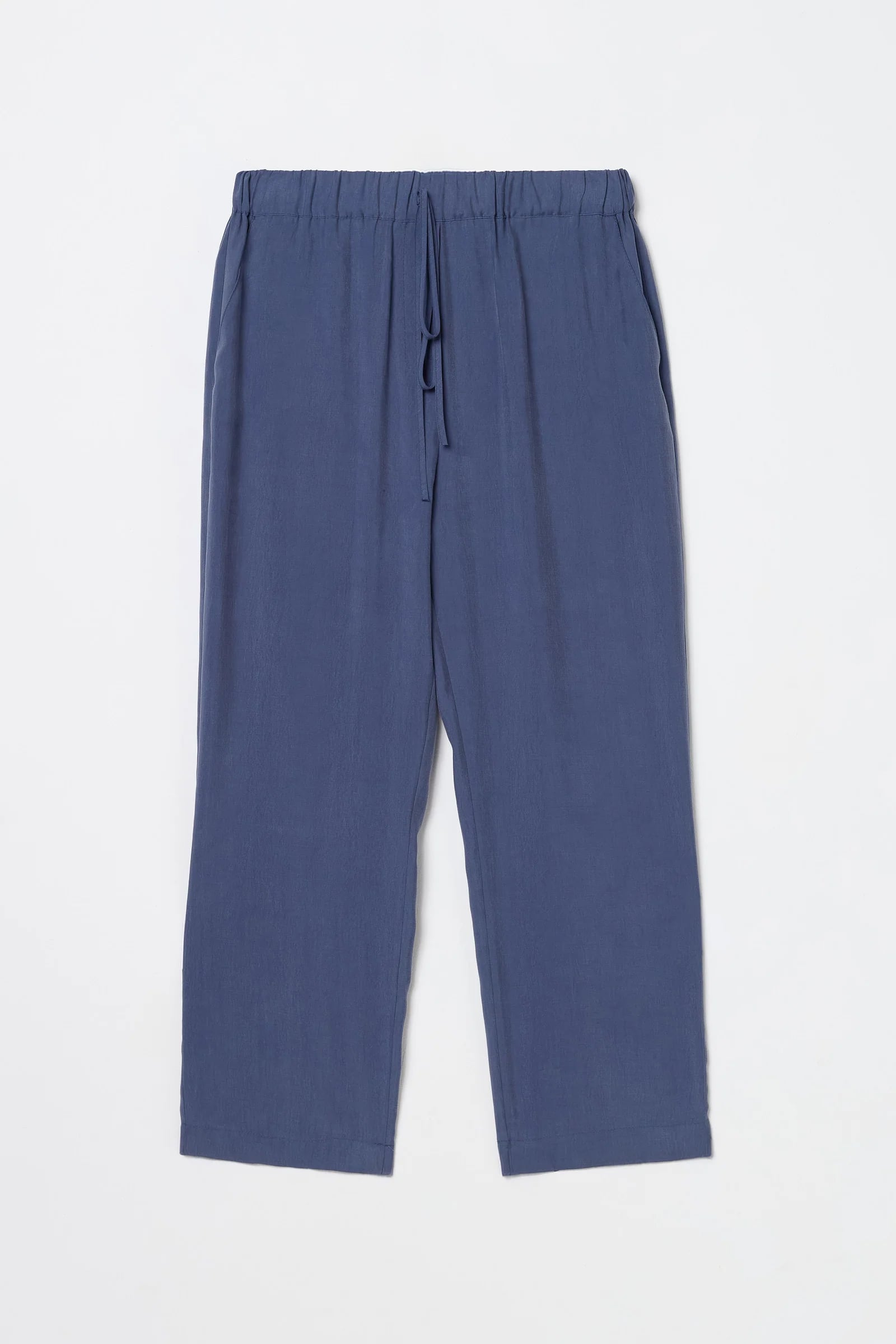 Beli Lastik Detaylı Pantolon - Lacivert