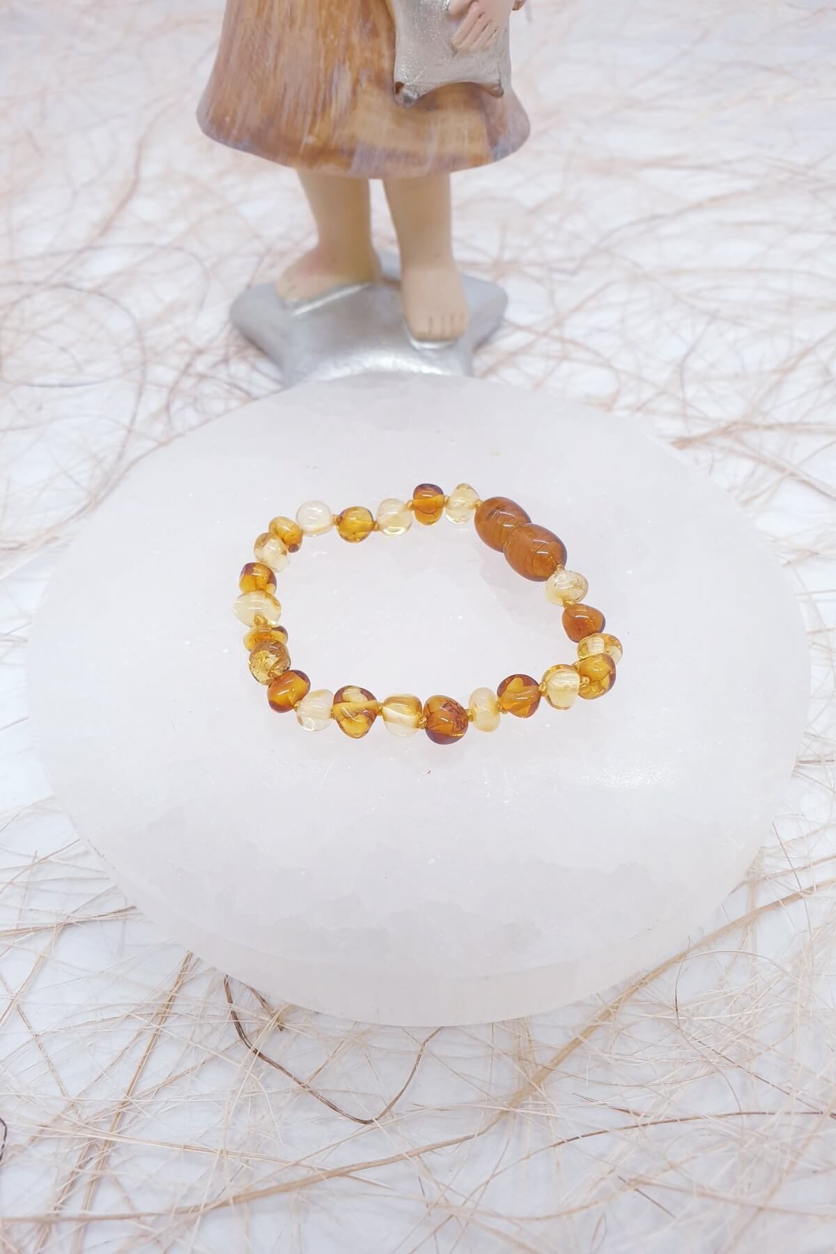  Kehribar Bebek Diş Bilekliği