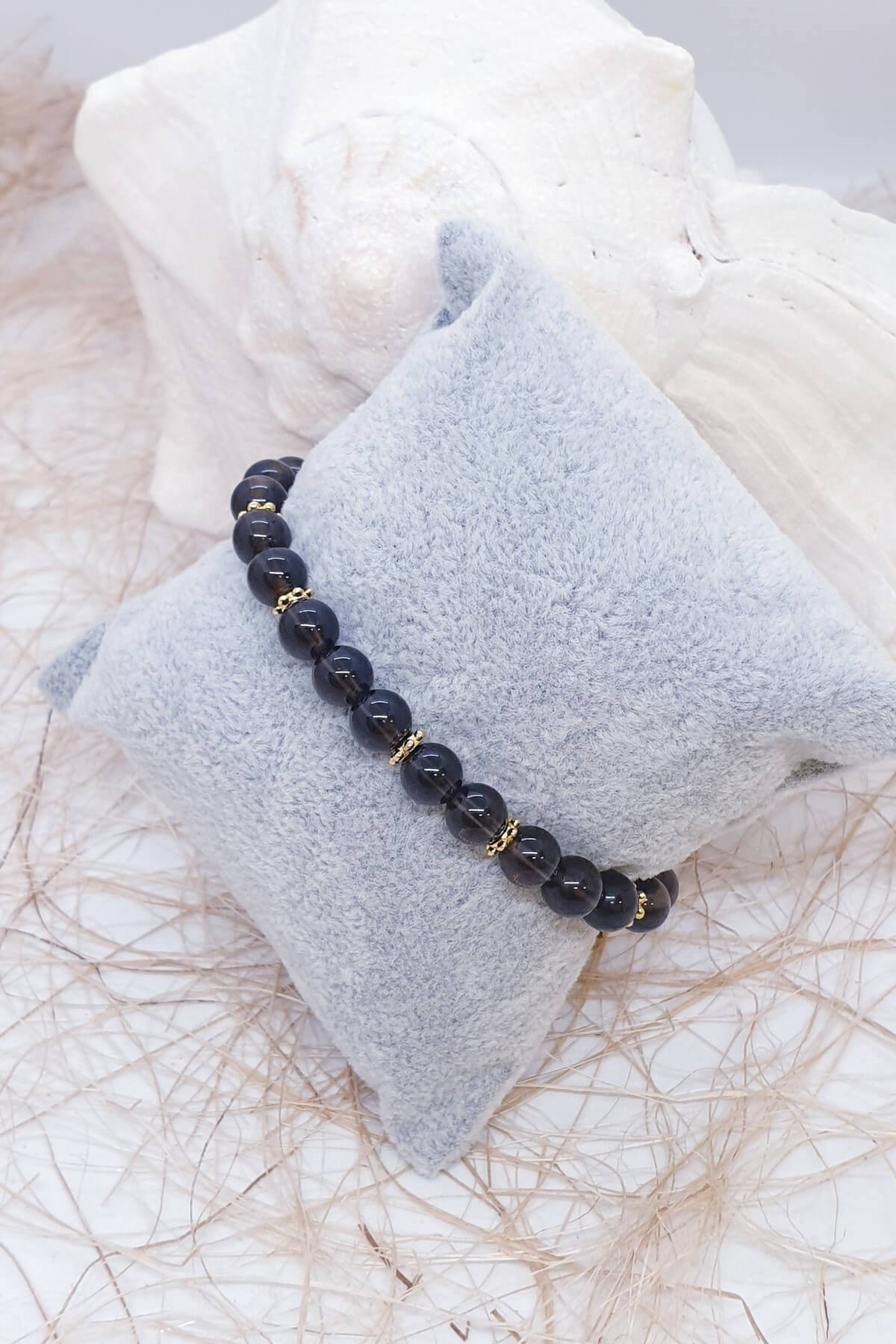 6 mm Ayarlanabilir Dumanlı Kuvars Bileklik