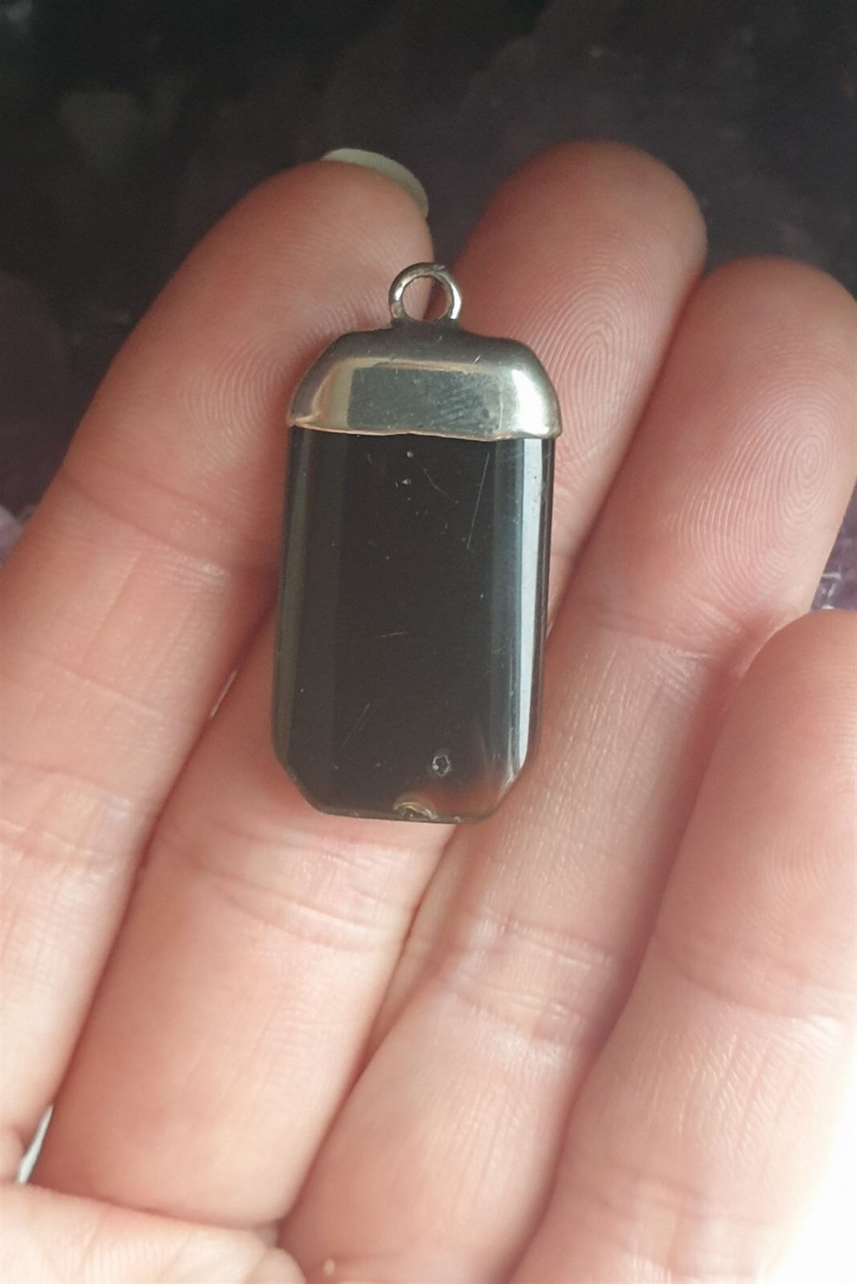 Akik Doğal Taşı Kolye Ucu