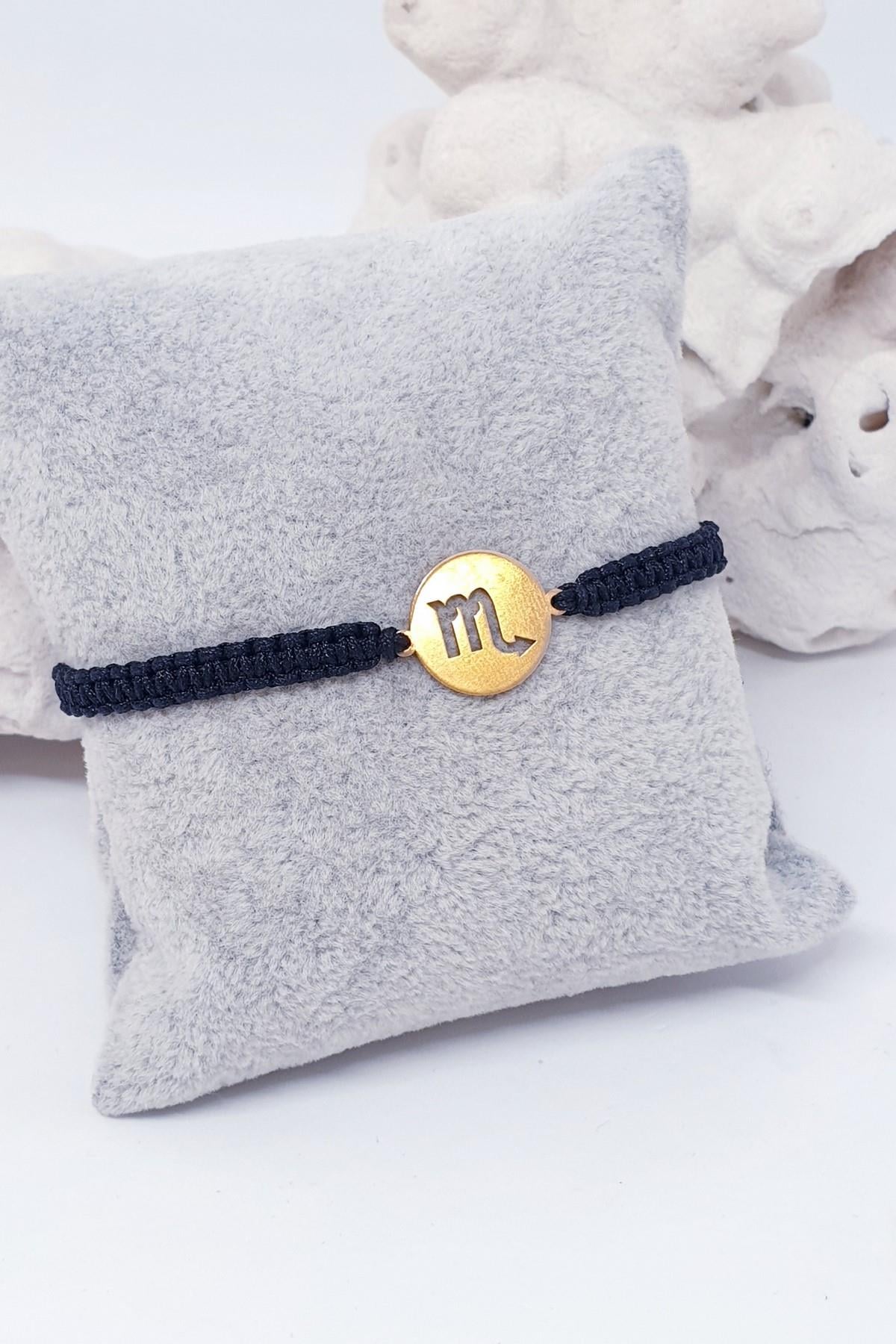 Akrep Burcu Makrome Bileklik