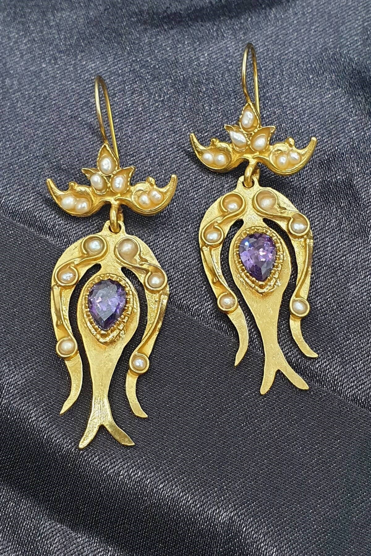 Ametist Lalezar Küpe