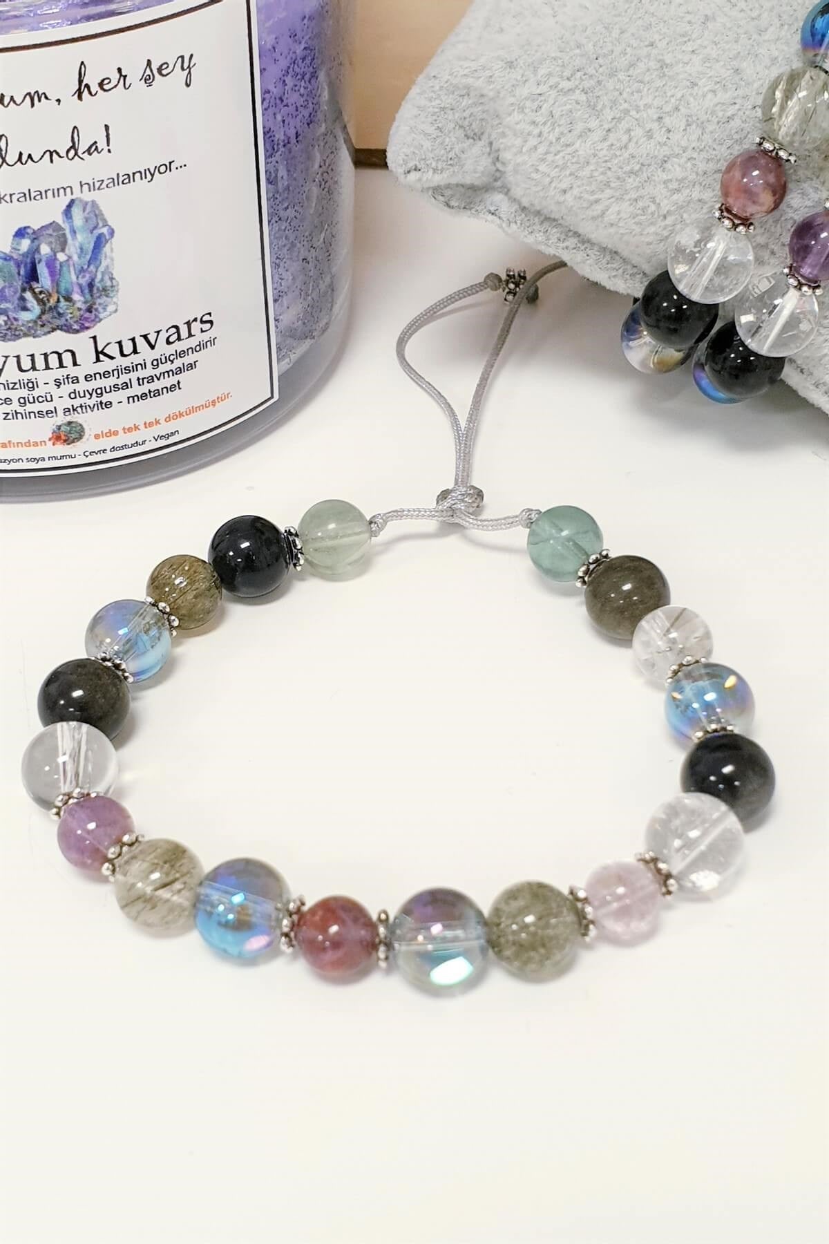 Arınıyorum Her Şey Yolunda Doğal Taş Bileklik