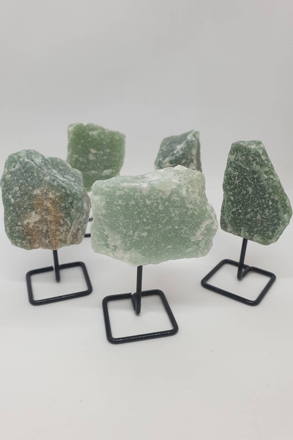 Aventurin Doğaltaş Standlı Ham Parça