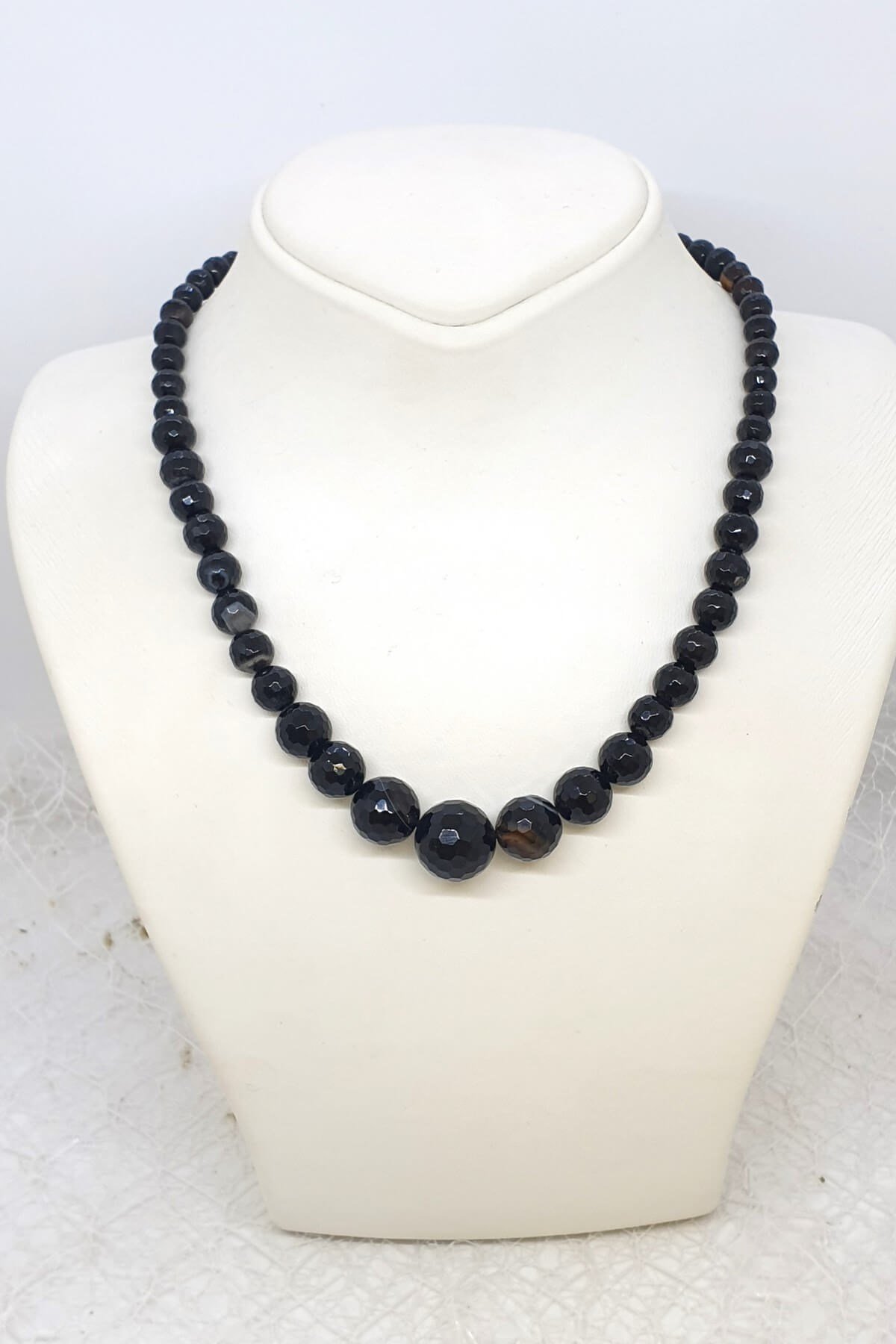 Botswana Agat Doğal Taş Kolye