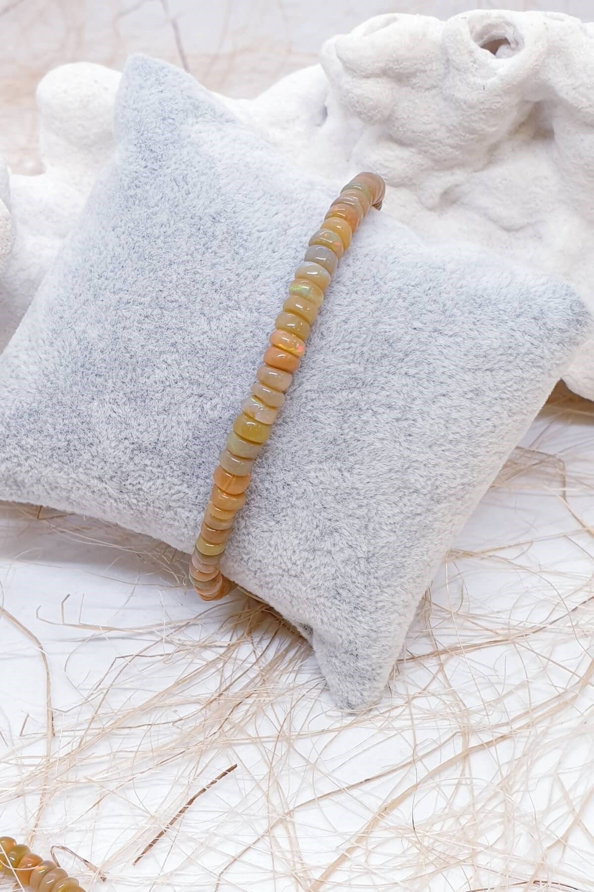 Elegant Opal Doğal Taş Bileklik