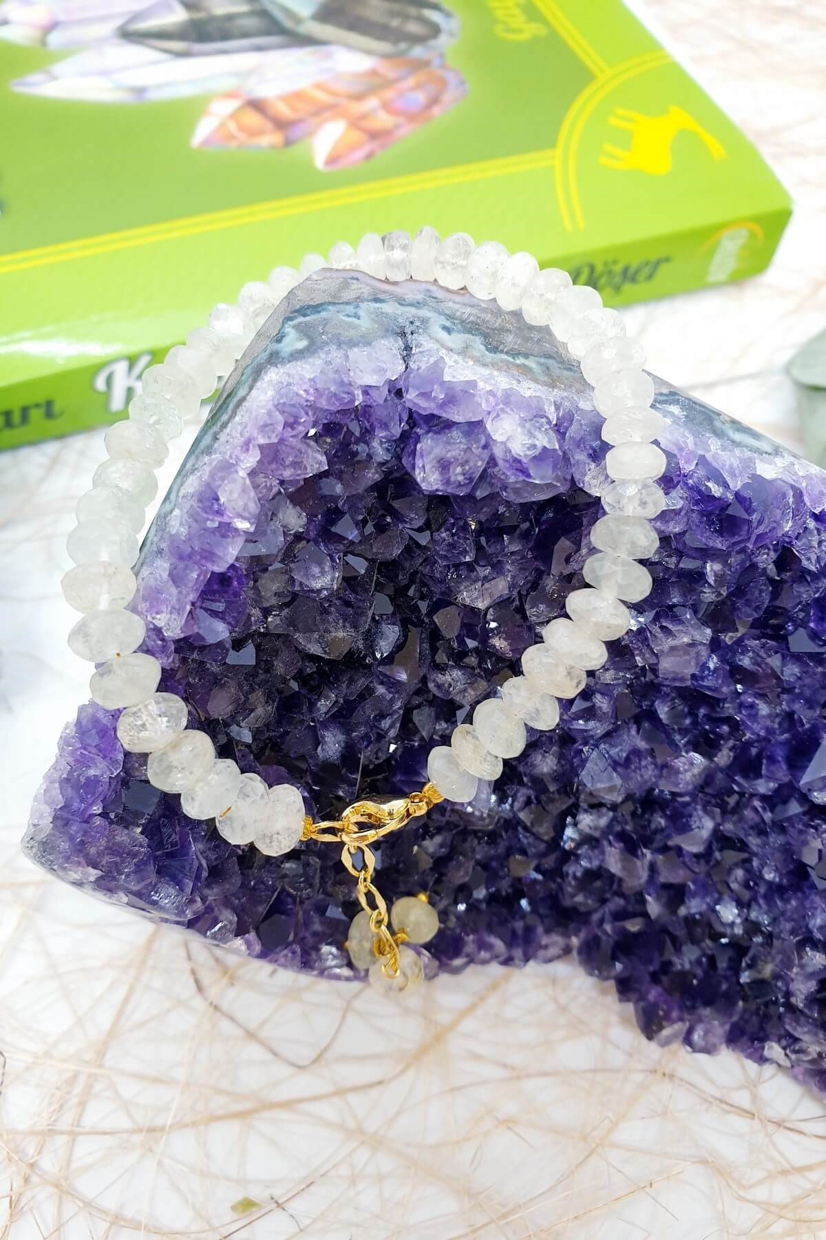 Elegant Topaz Doğal Taş Bileklik