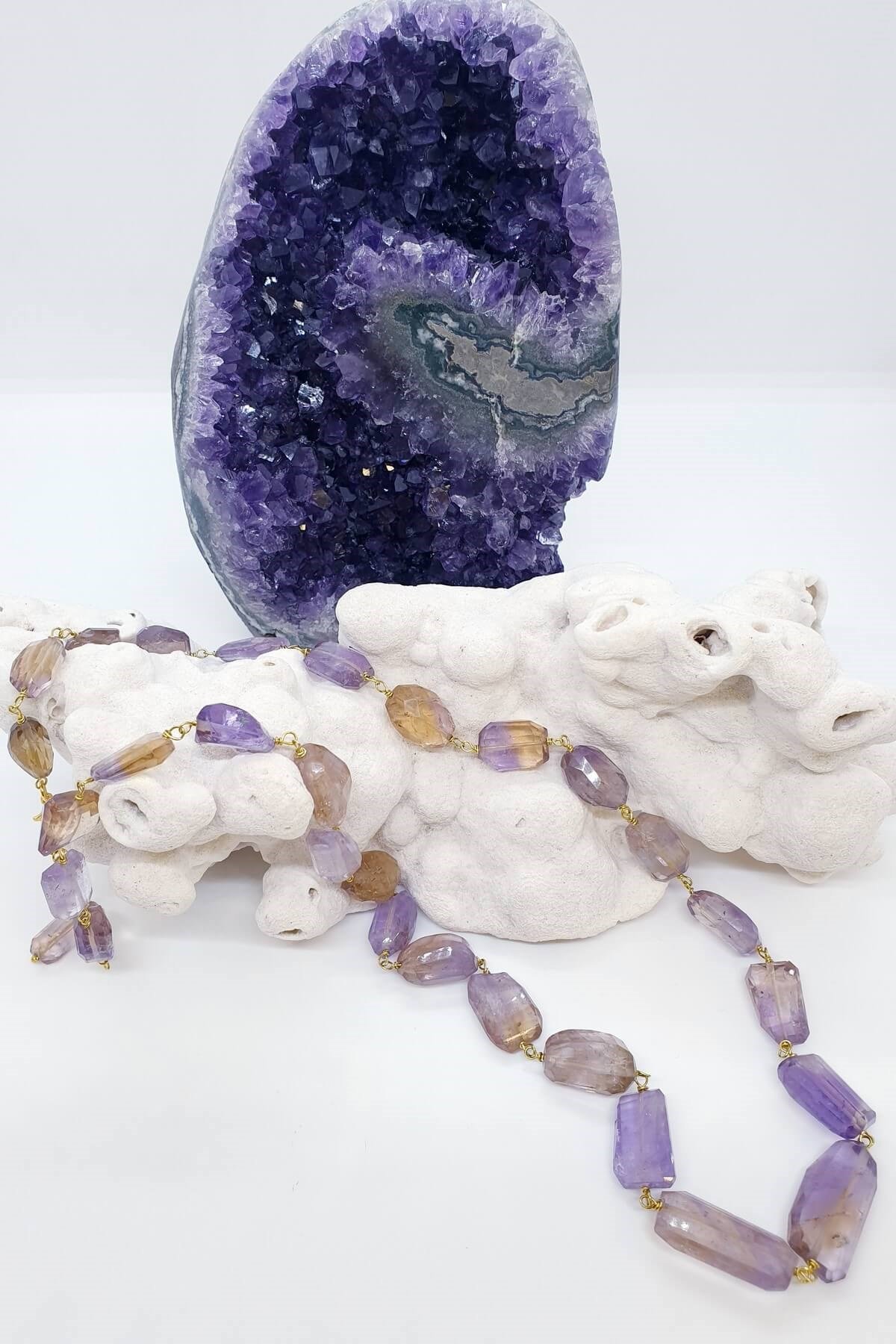 Ametrin Tasarım Kolye