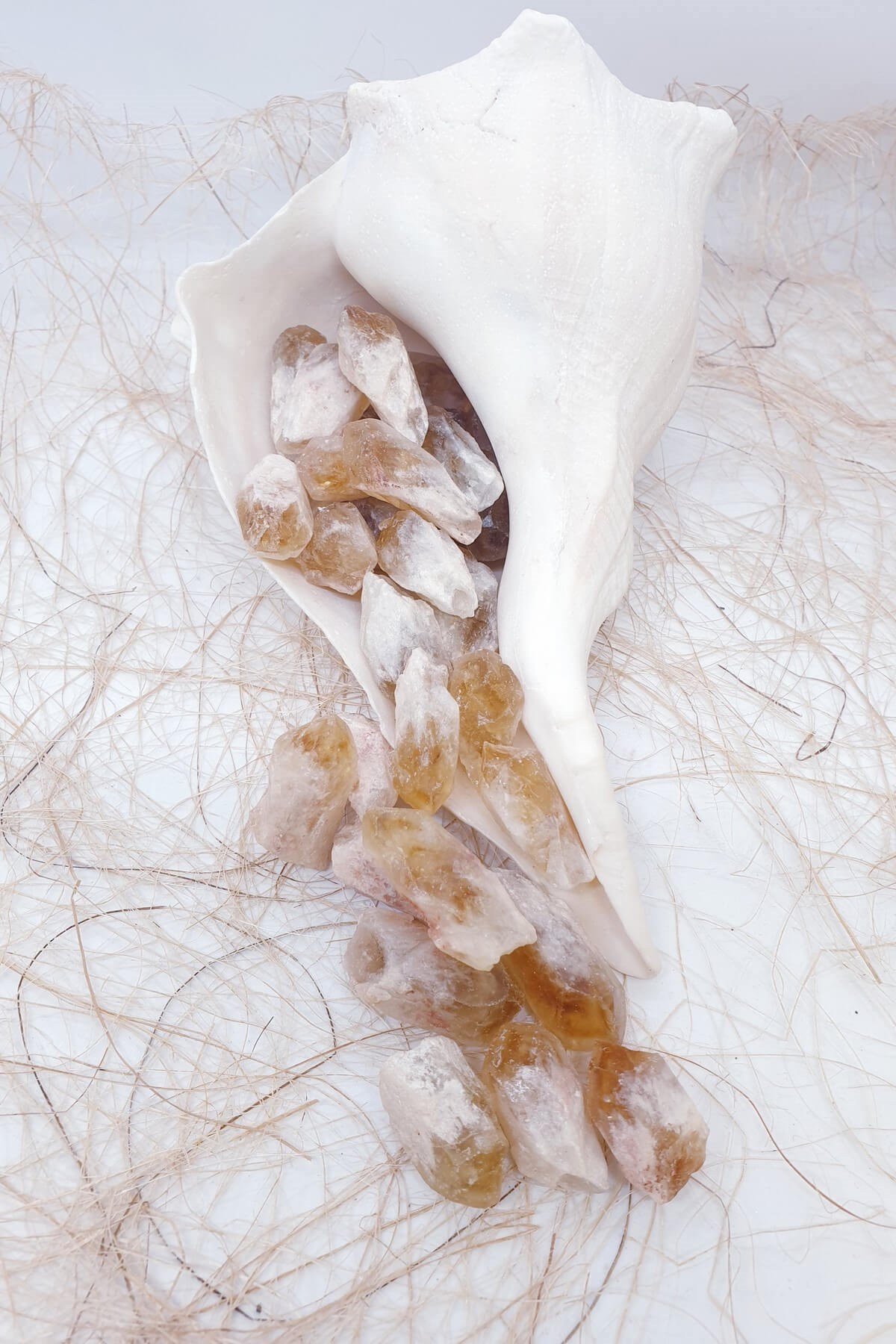 İşlenmemiş Dişli Sitrin Parça