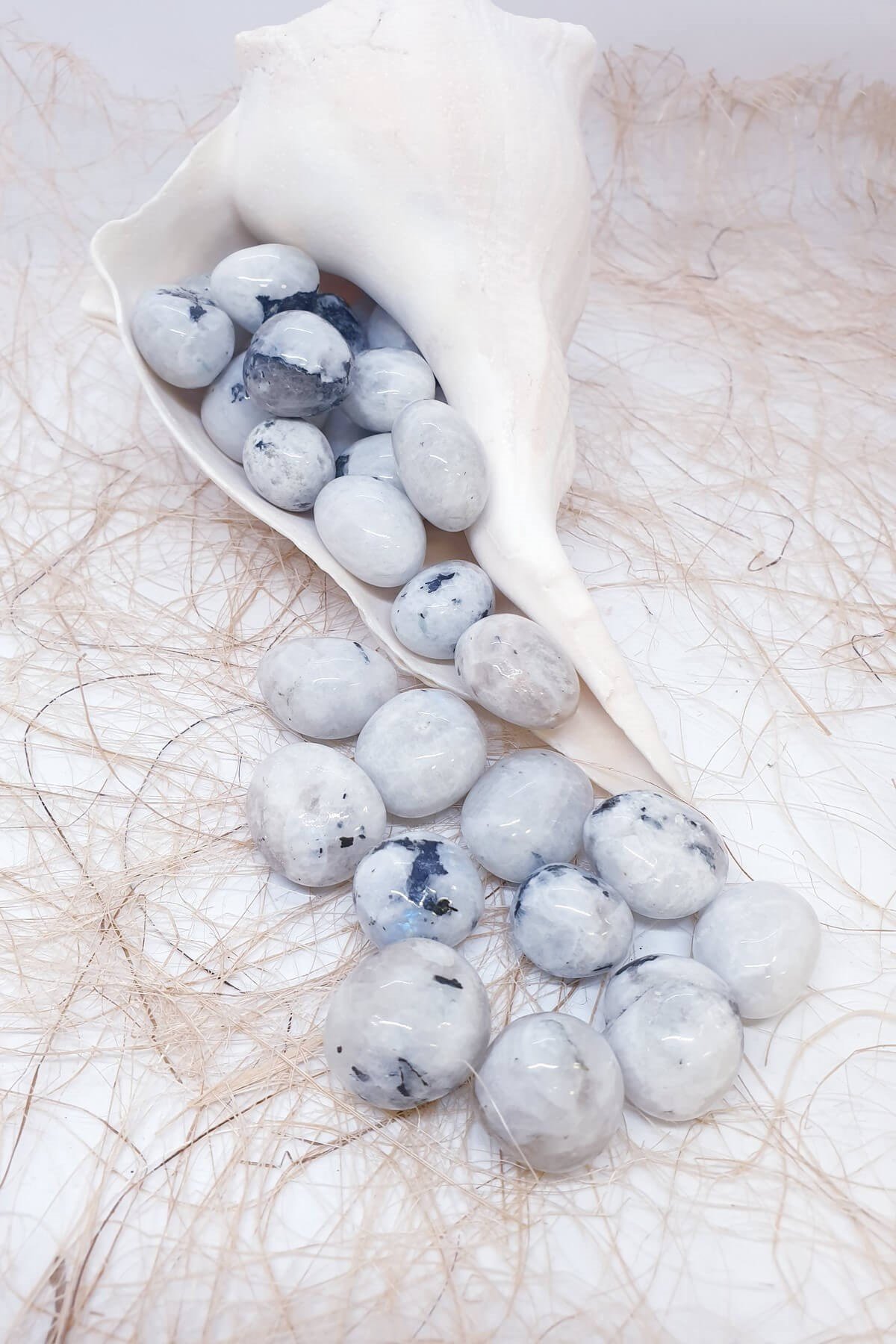 Kristal Izgaralar İçin Tamburlu  Ay Taşı Taşı