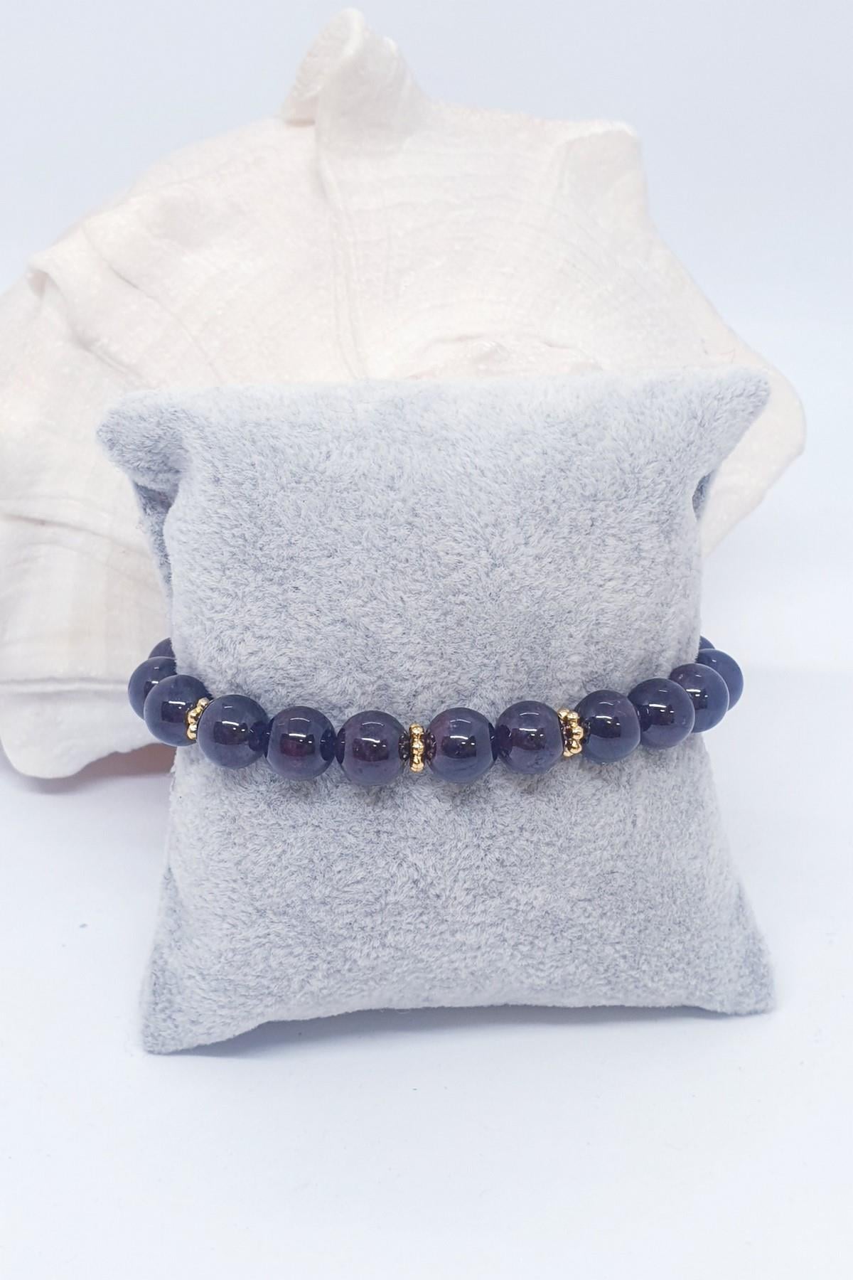 Lal Doğal Taş Bileklik