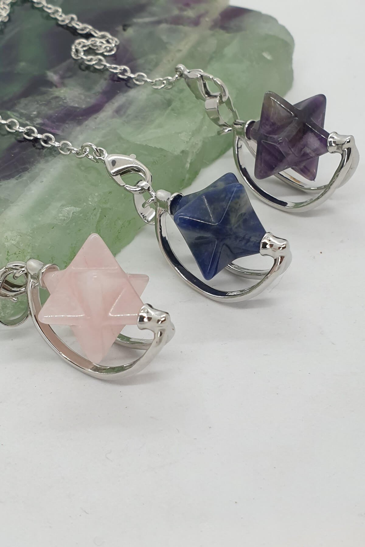 Lapis Lazuli Yıldız Tetragonal Pandül