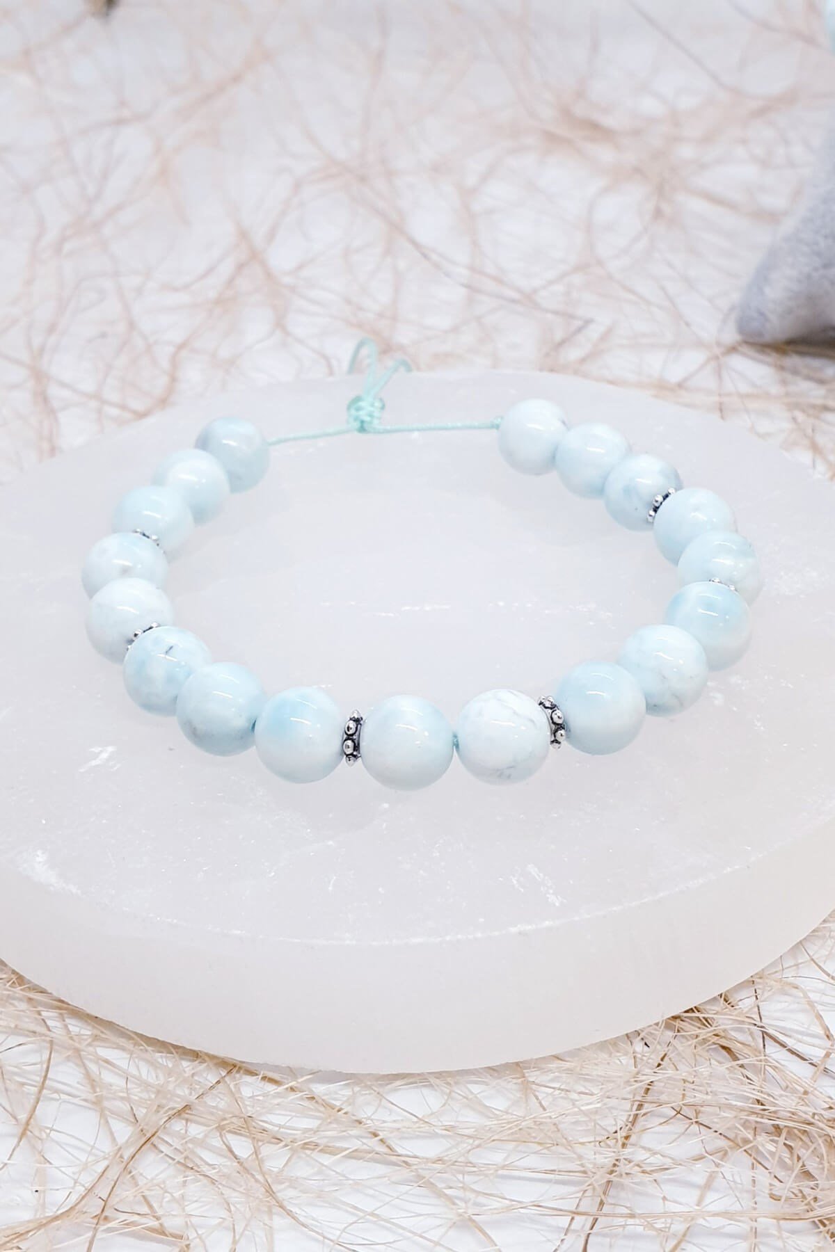 Larimar Doğal Taş Bileklik