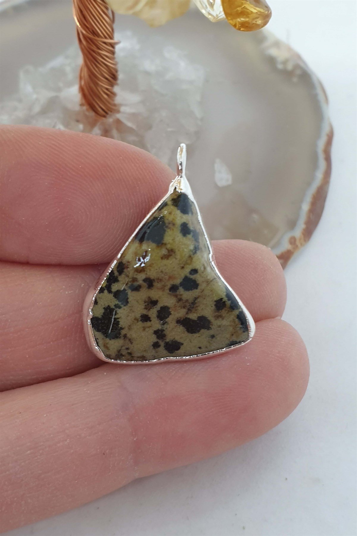 Leopar Jasper Kolye Ucu