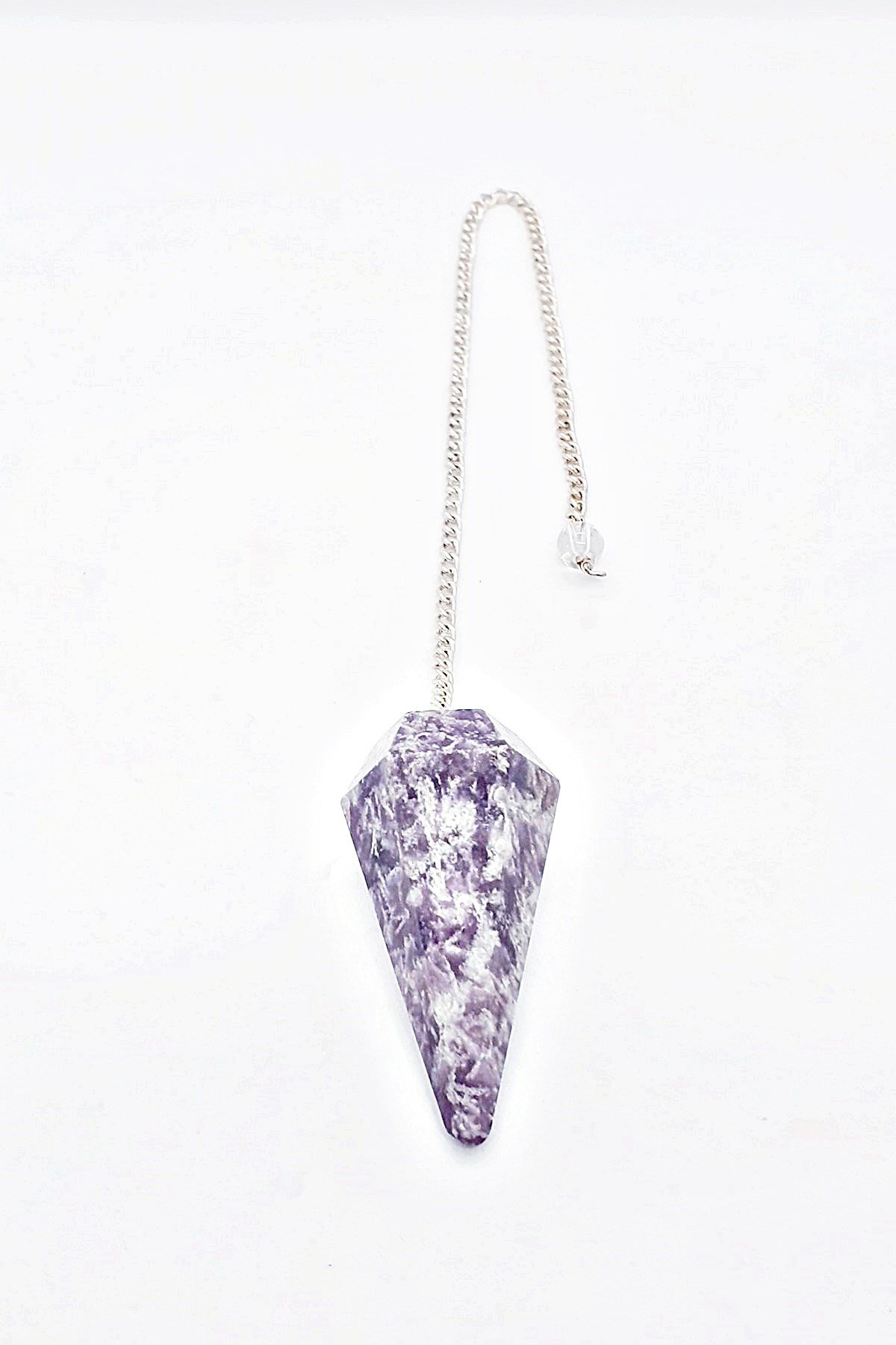 Lepidolit Doğal Taş Pandül