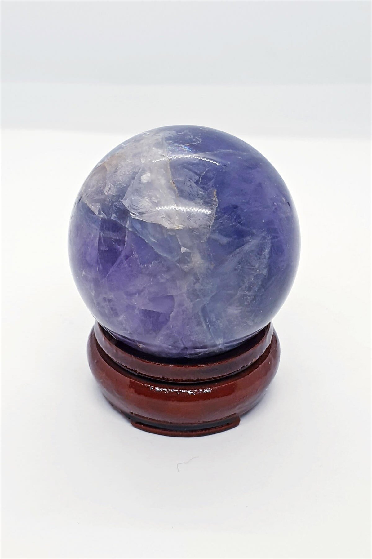 Mor Florit Doğal Taş Küre