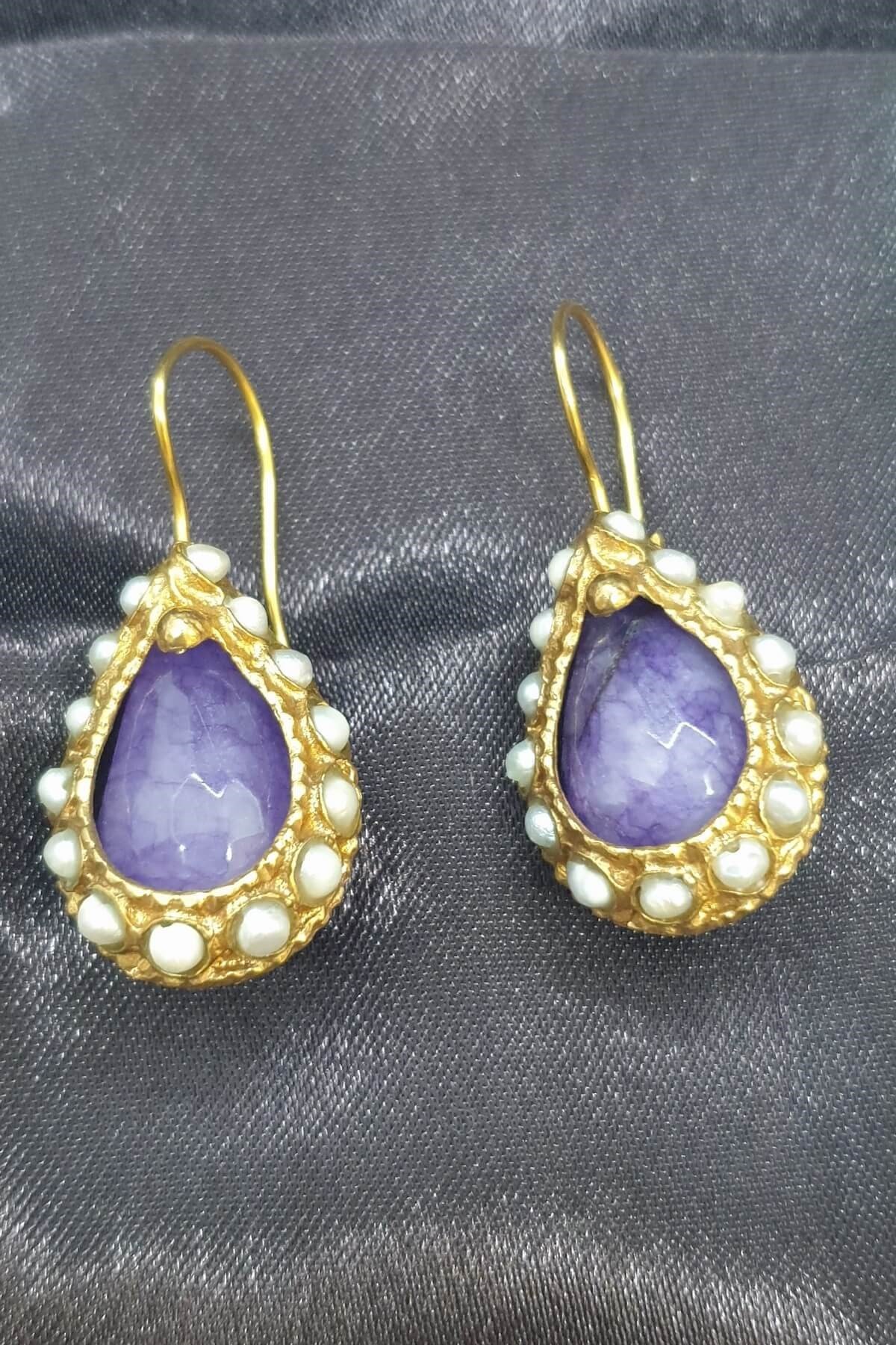 Mor Jade Hürrem Küpe