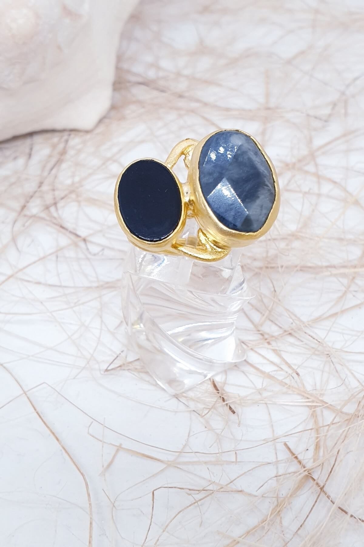 Oniks EagleeyeDoğal Taşlı Yüzük