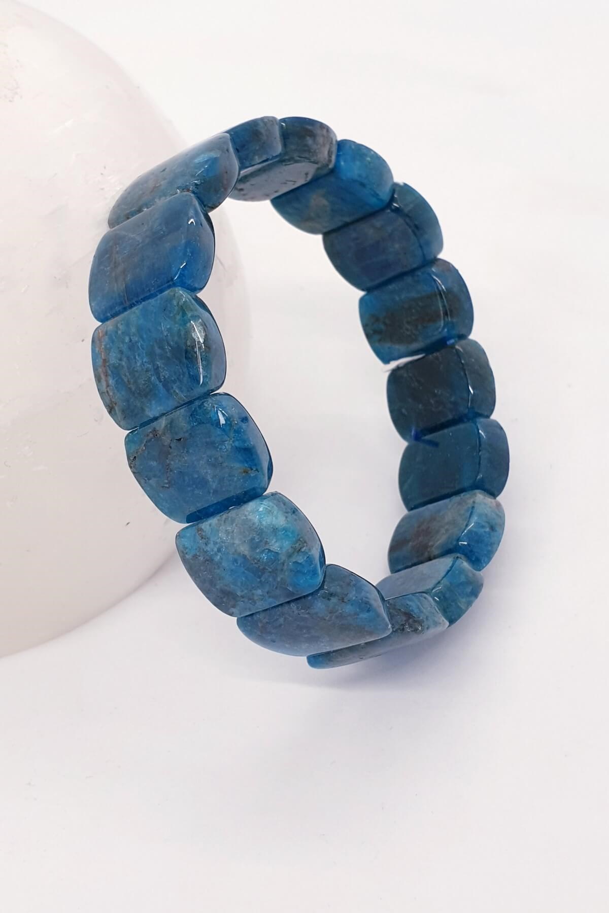 Özel Kesim Apatit Doğal Taş Bileklik