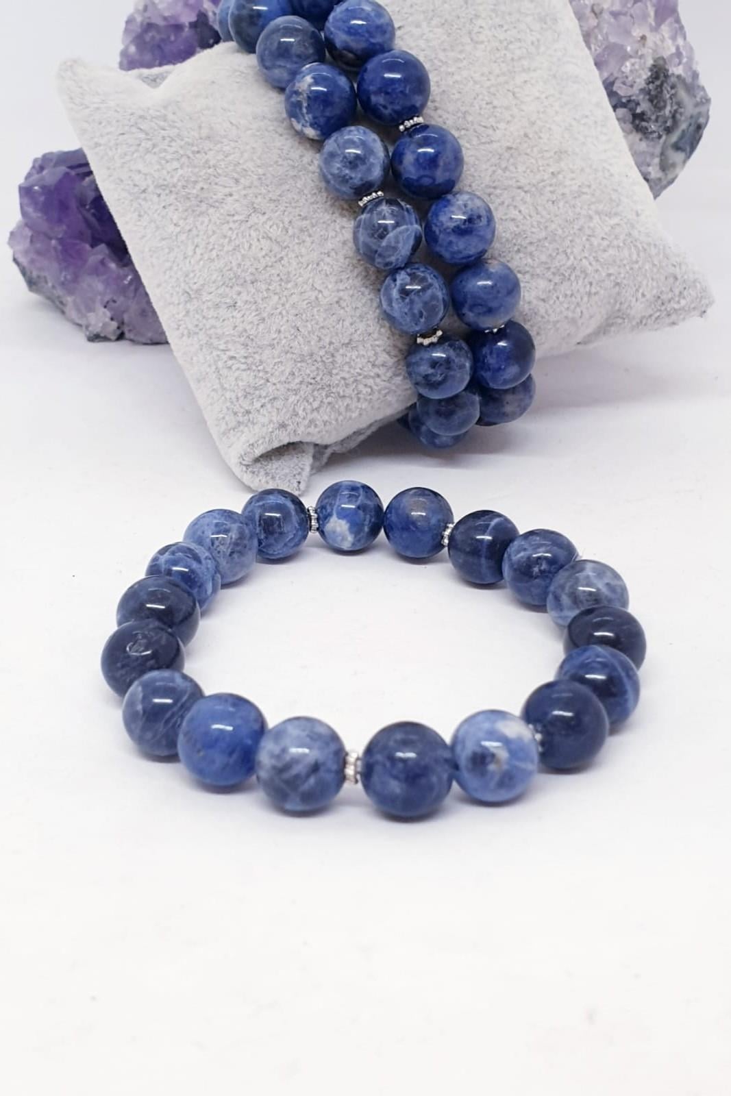 Sodalit 10 mm Bileklik