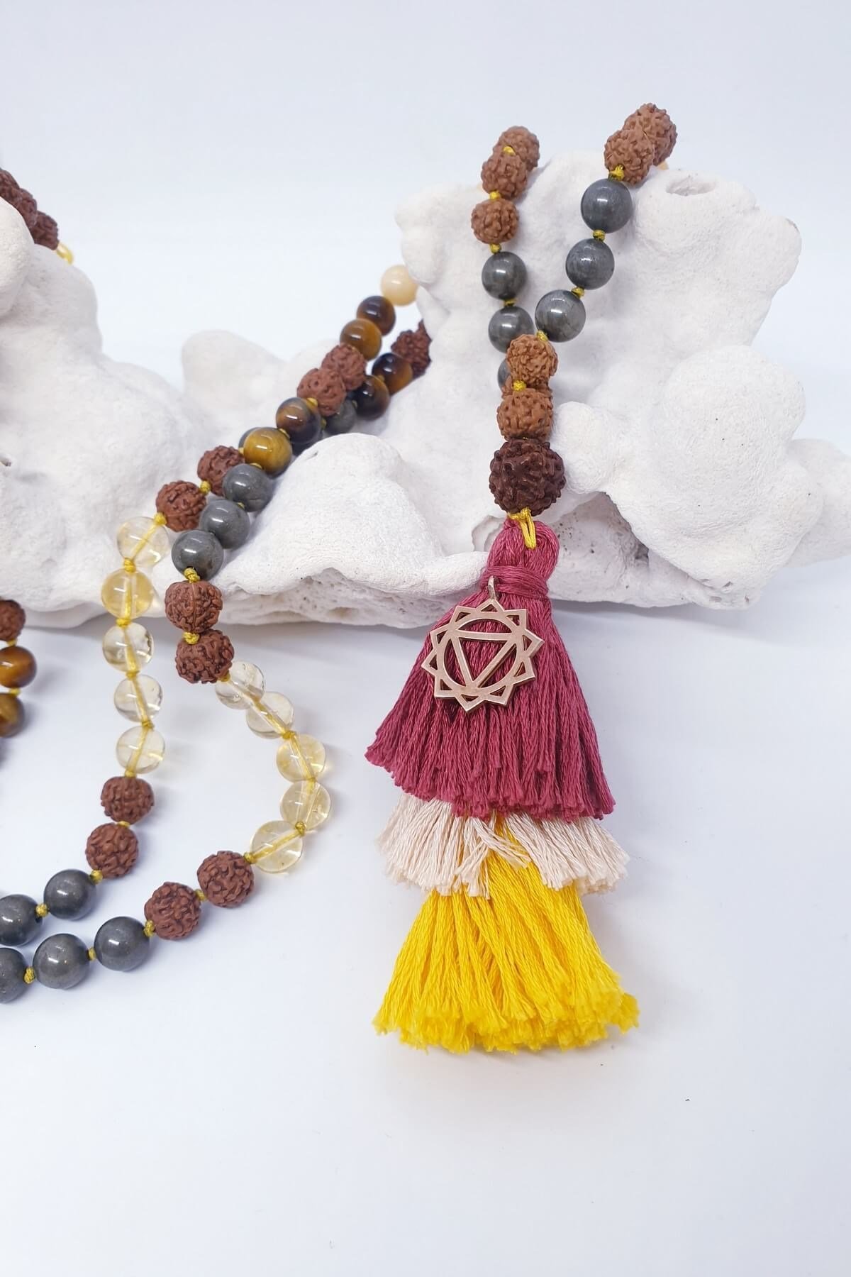 SOLAR PLEKSUS ÇAKRA 108 MALA KOLYESİ