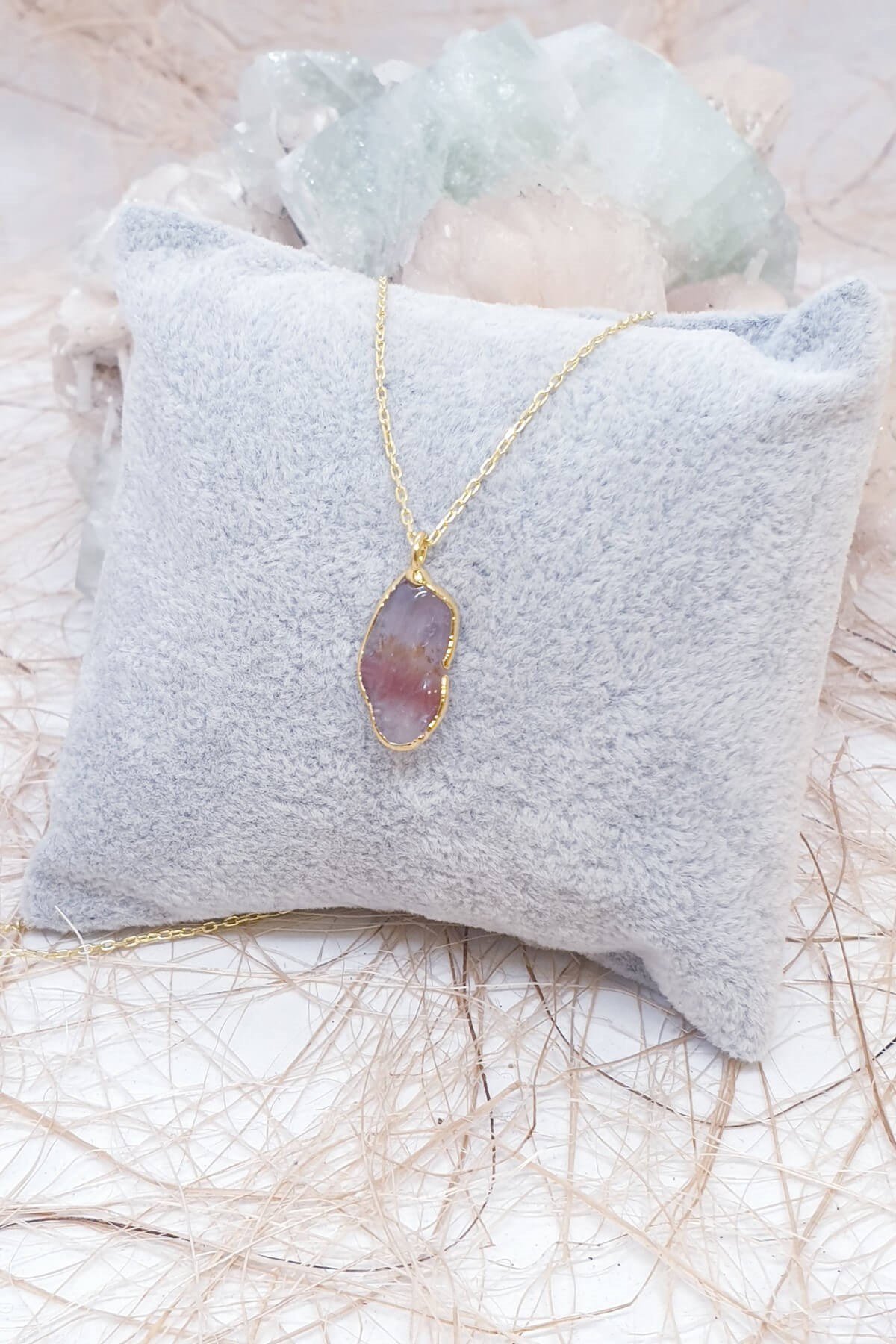 Süper Seven Doğal Taş Kolye