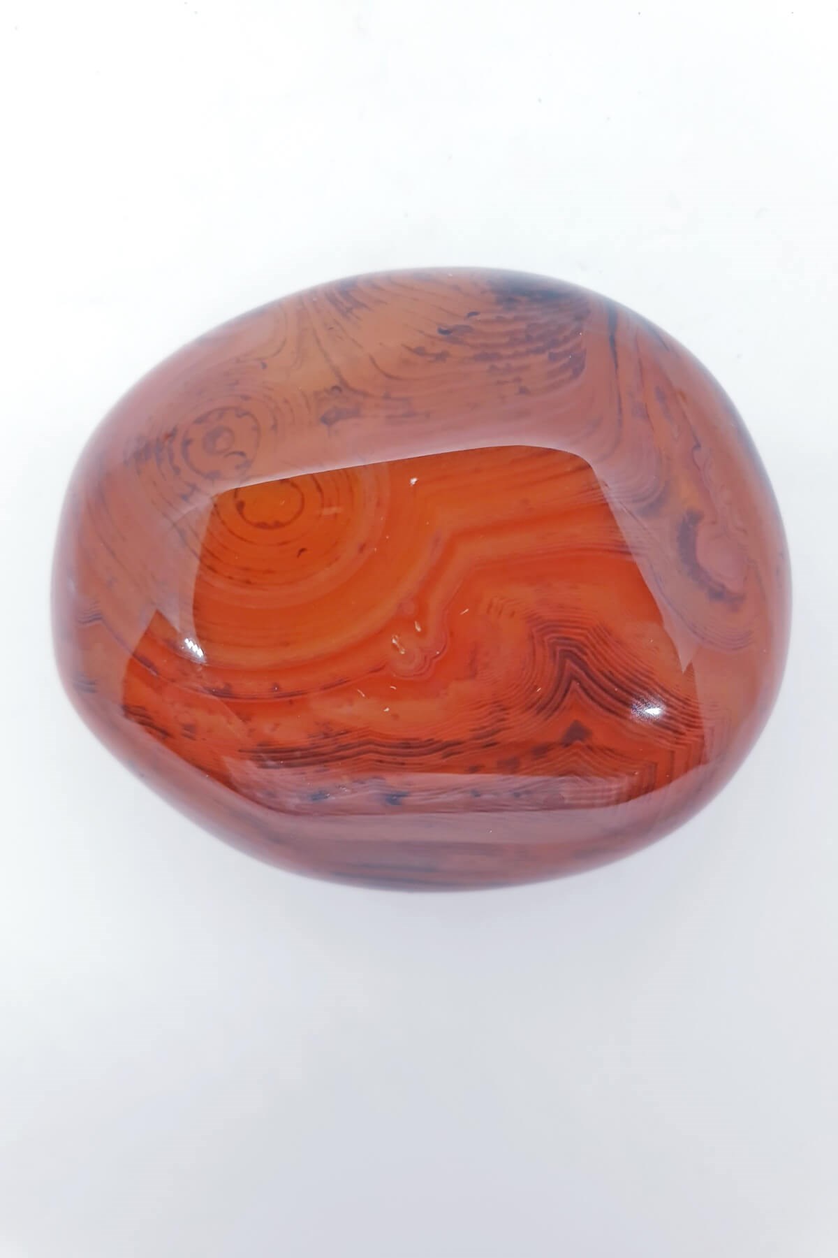 Tamburlanmış Karneliyan Doğal Taş