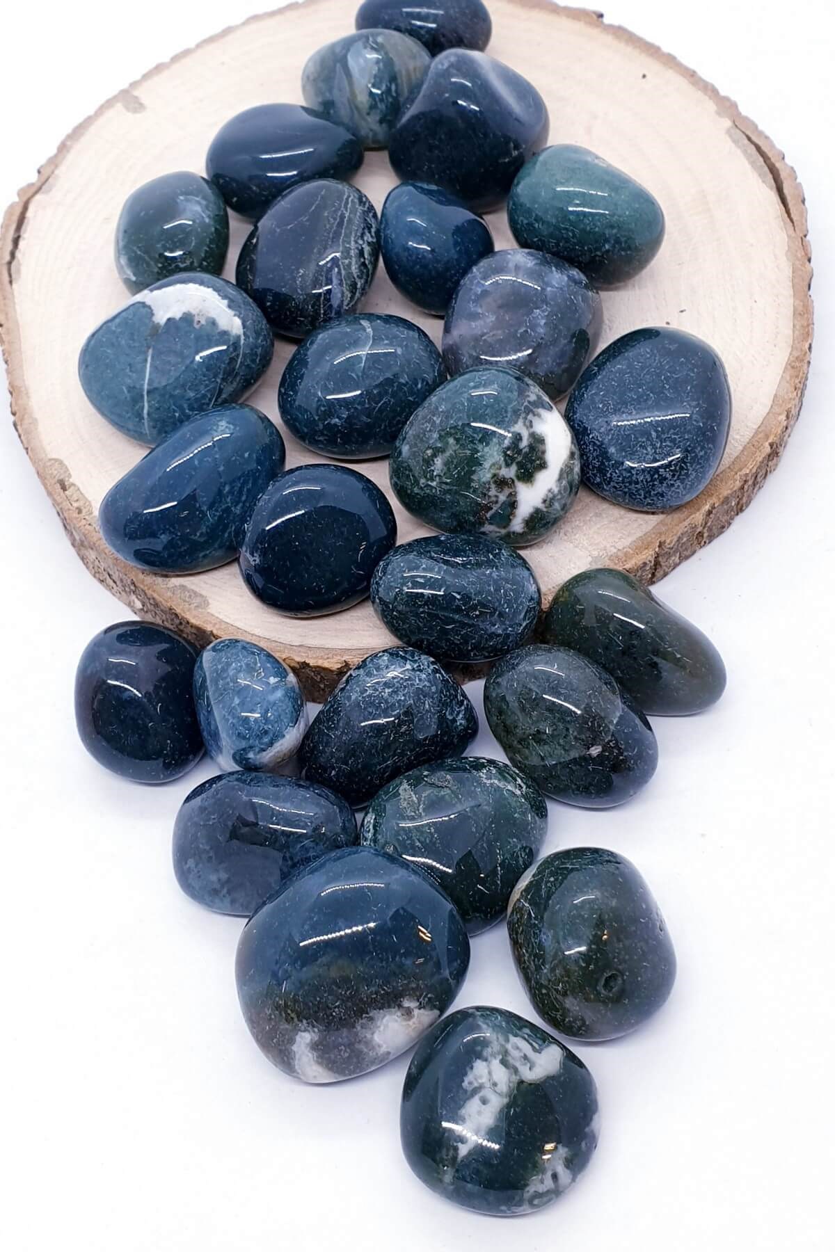 Tamburlanmış Kristal Izgaralar için Kan Taşı