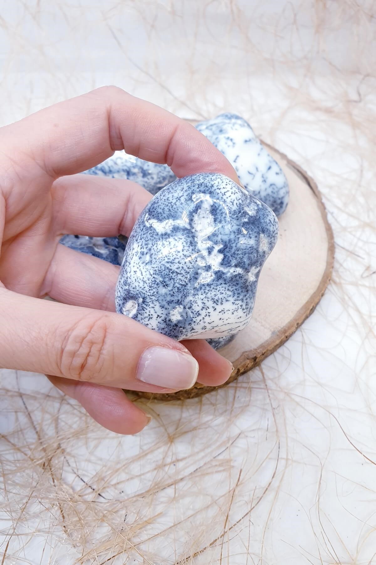 Tamburlanmış Opal Doğal Taşı