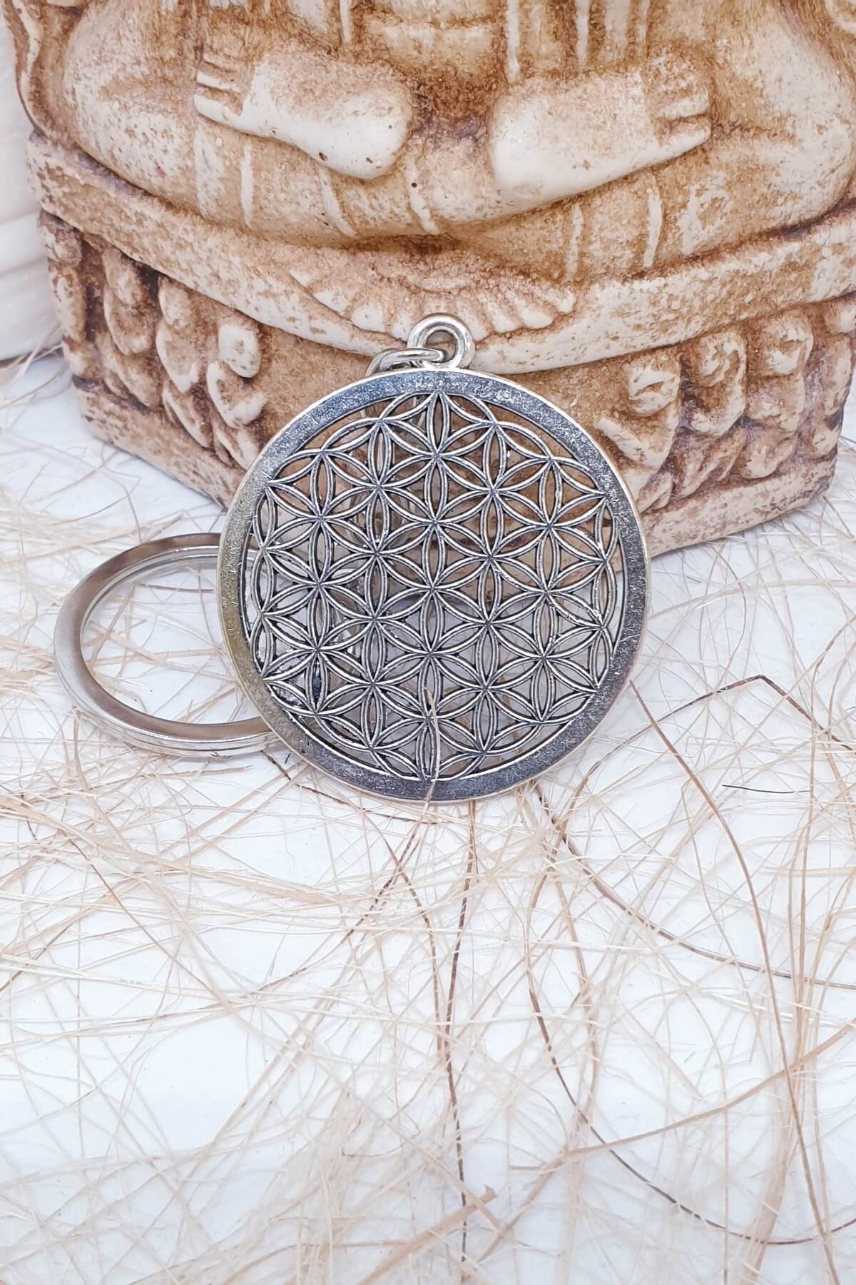 Yaşam Çiçeği Anahtarlık 