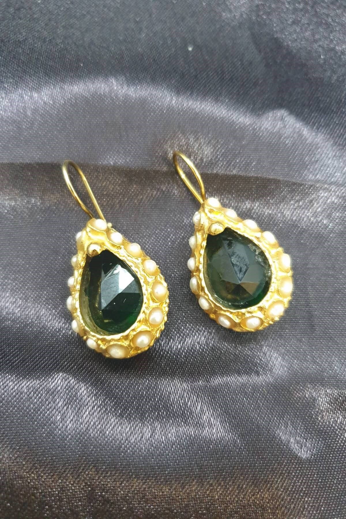 Yeşil Hürrem Küpe