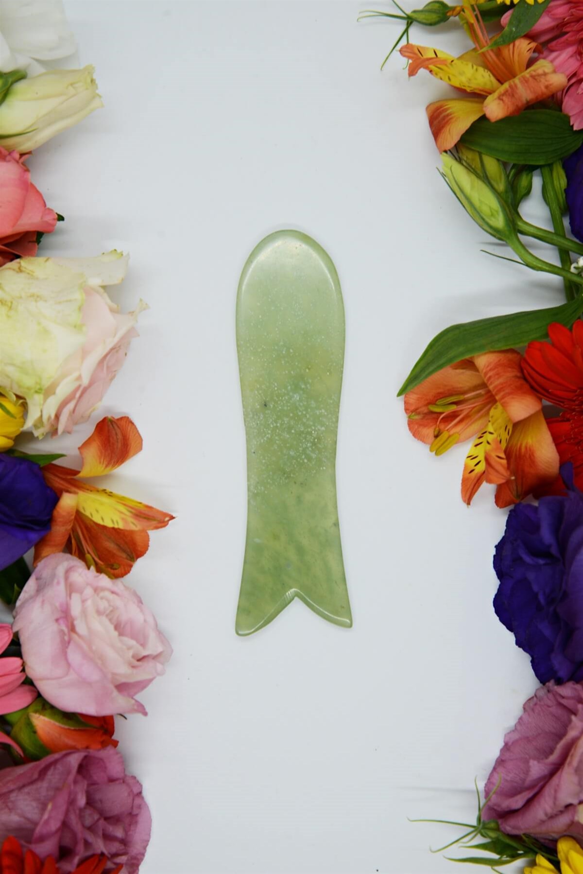 Yeşim Balık Gua Sha Masaj tarağı
