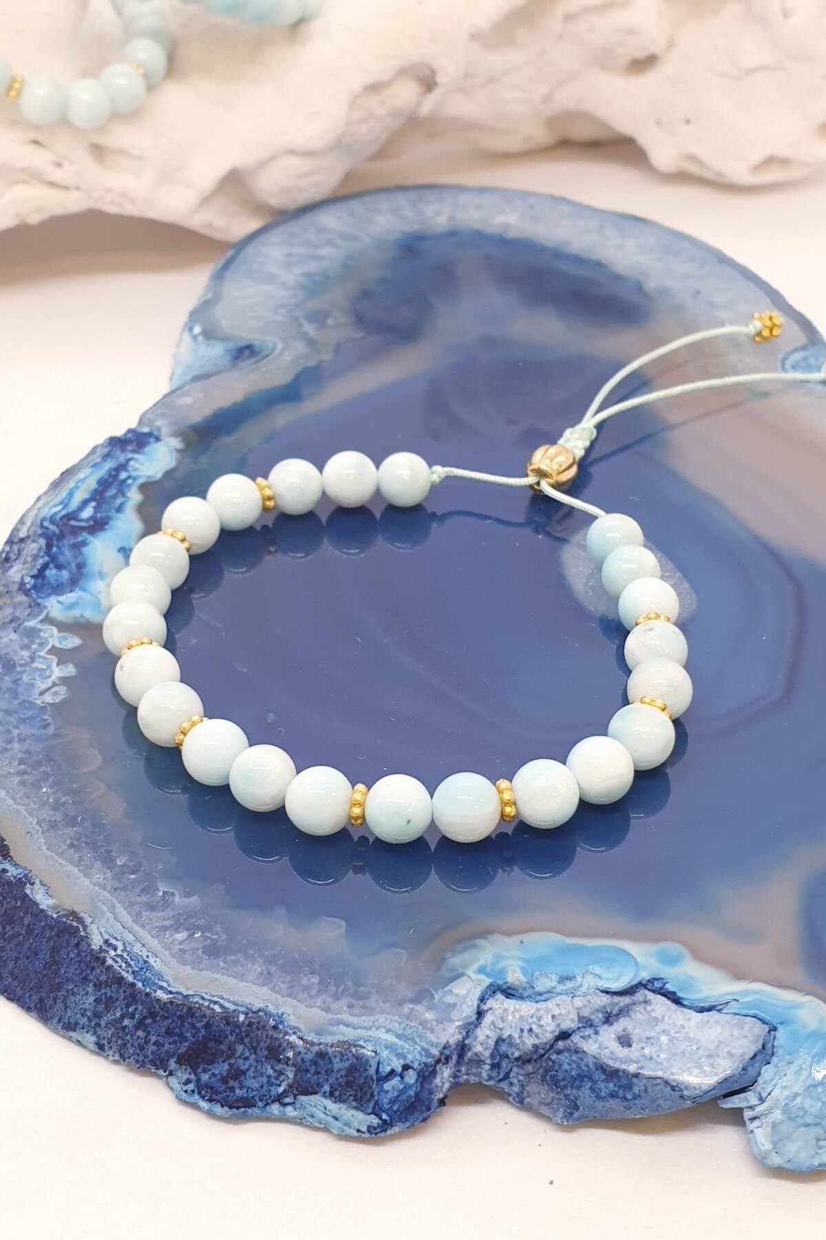 Zarif Larimar Bileklik