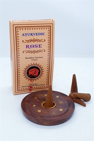 Ayurvedic Rose Konik Tütsü