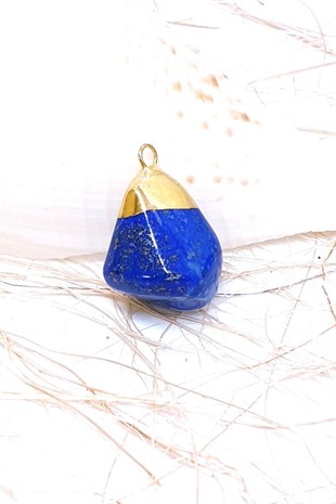 Lapis Lazuli Doğal taş Kolye Ucu