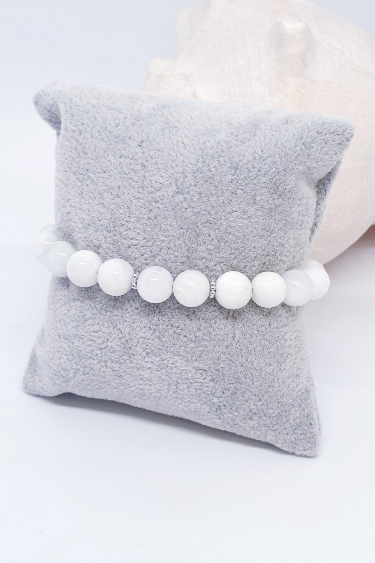 AY TAŞI  DOĞAL TAŞ BİLEKLİK