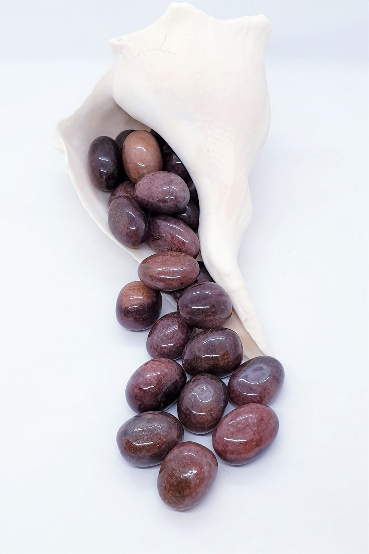 Çilek Kuvars Tamburlanmış Doğal Taş