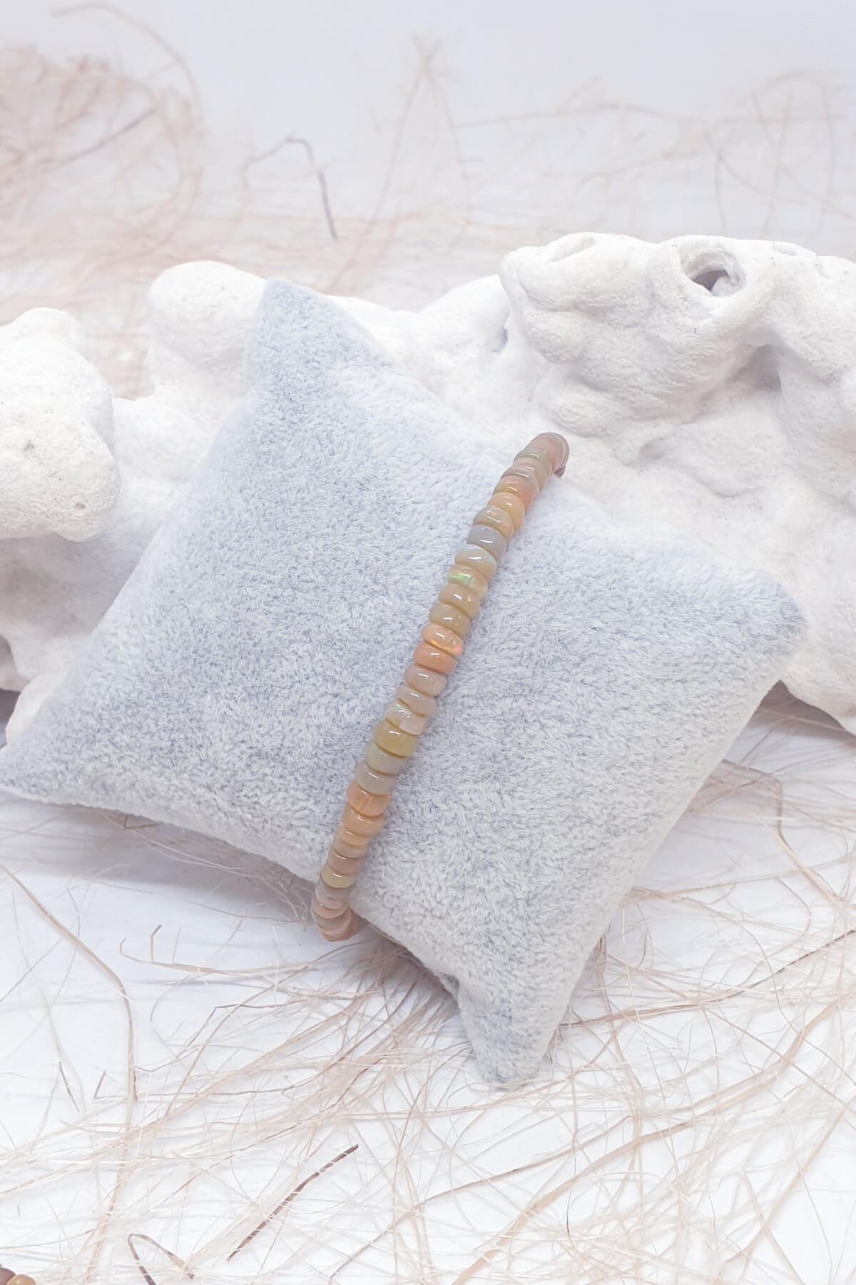 Elegant Opal Doğal Taş Bileklik