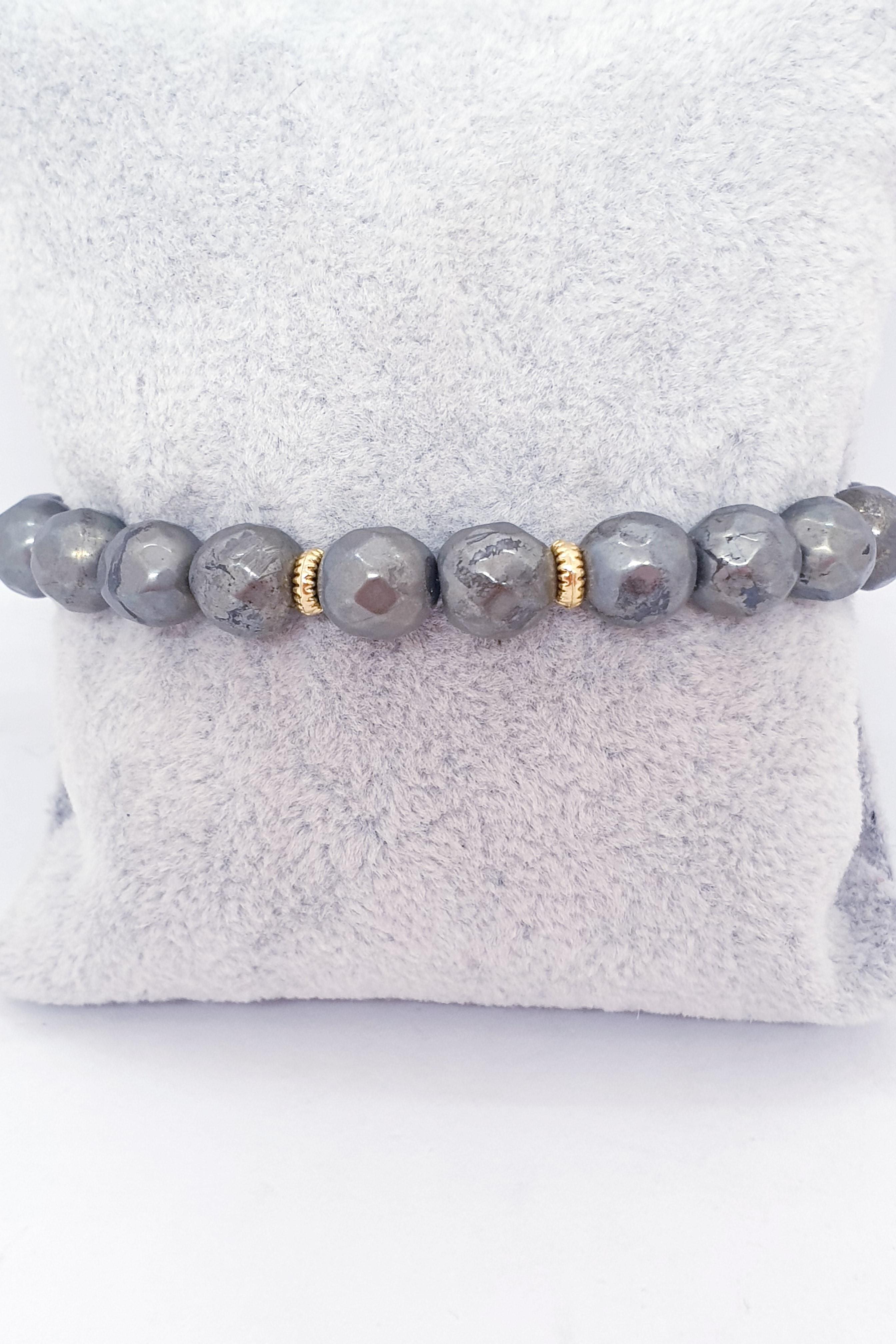 Faset Kesim Pirit  Doğal Taş Bileklik