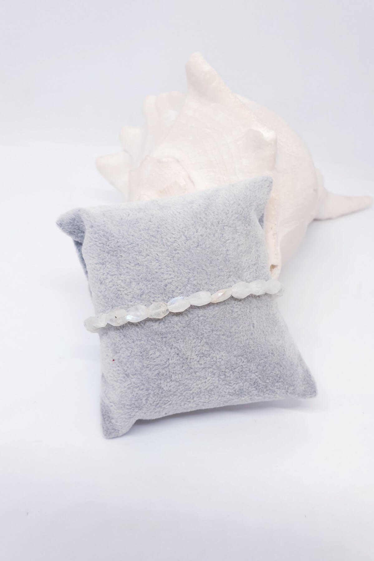 Fasetli Ay Taşı Bileklik