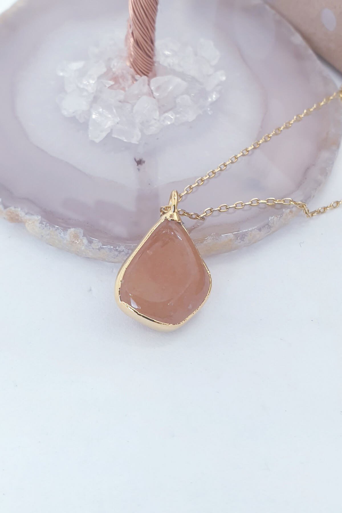 Kırmızı Aventurin Kolye