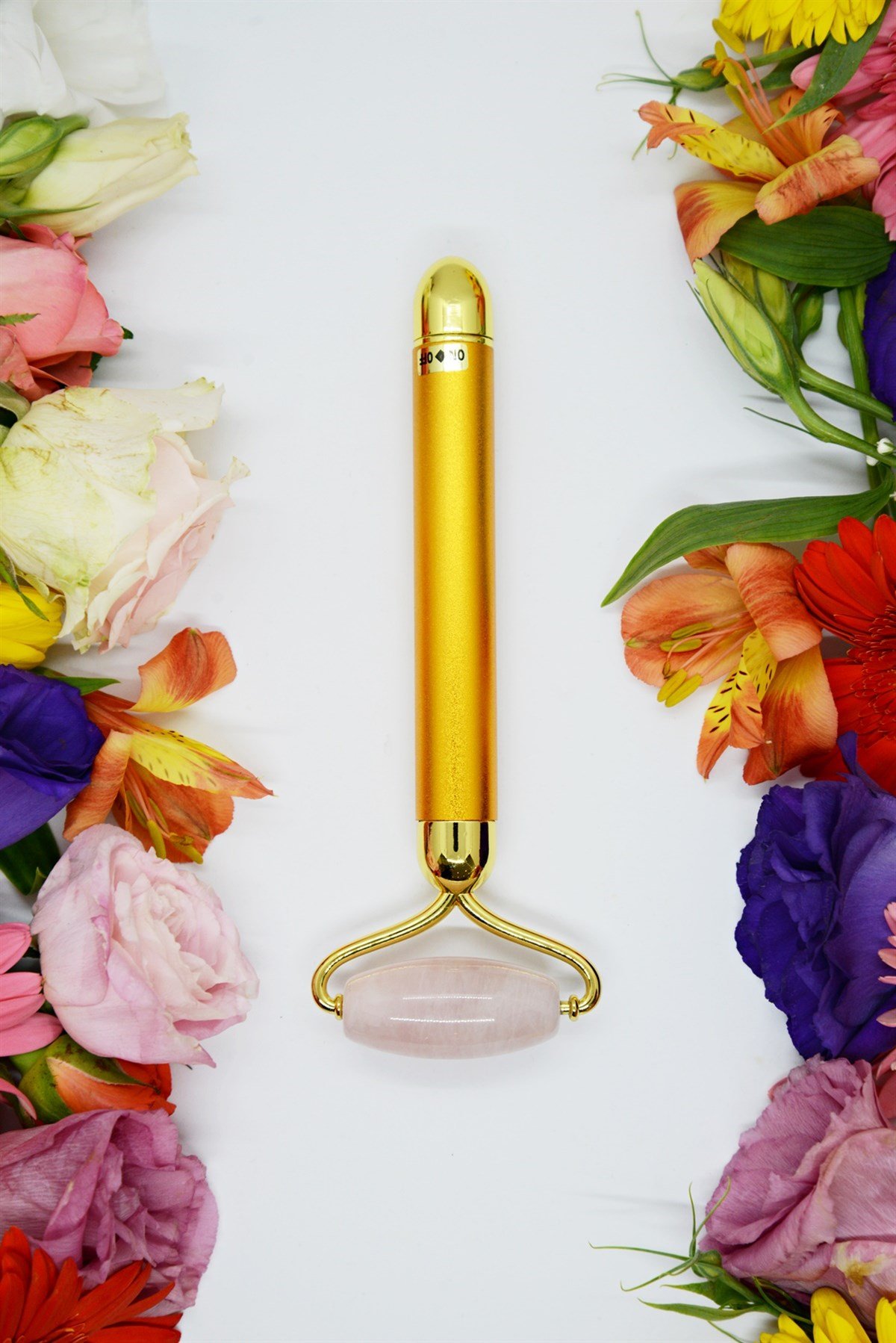 Vibrating Rose Quartz Roller