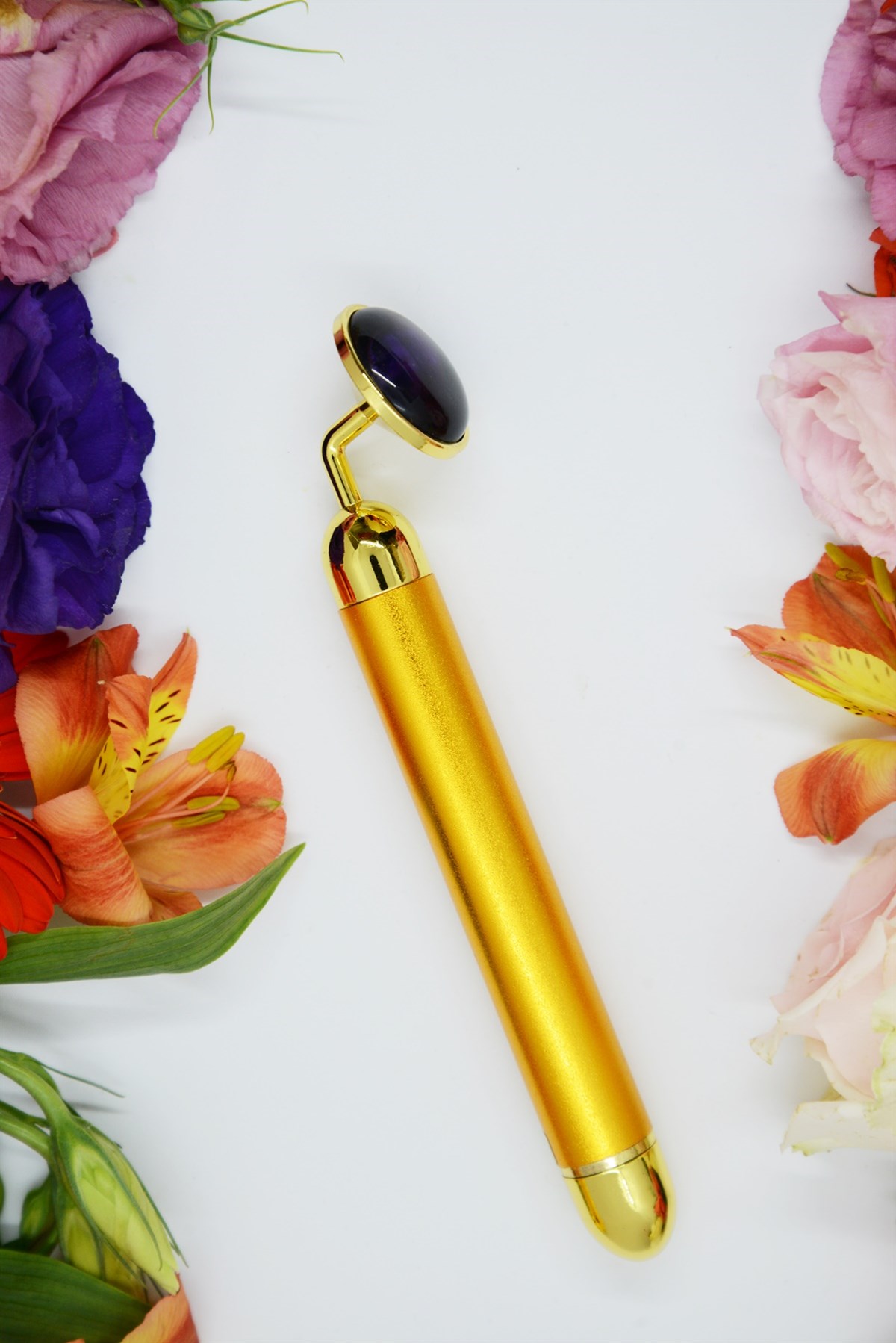 Vibrating Amethyst Round Roller