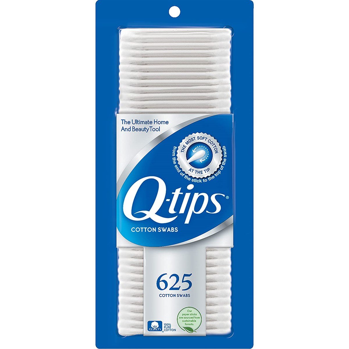 Q Tips Pamuklu Kulak Temizleme Çubuğu 625 Adet