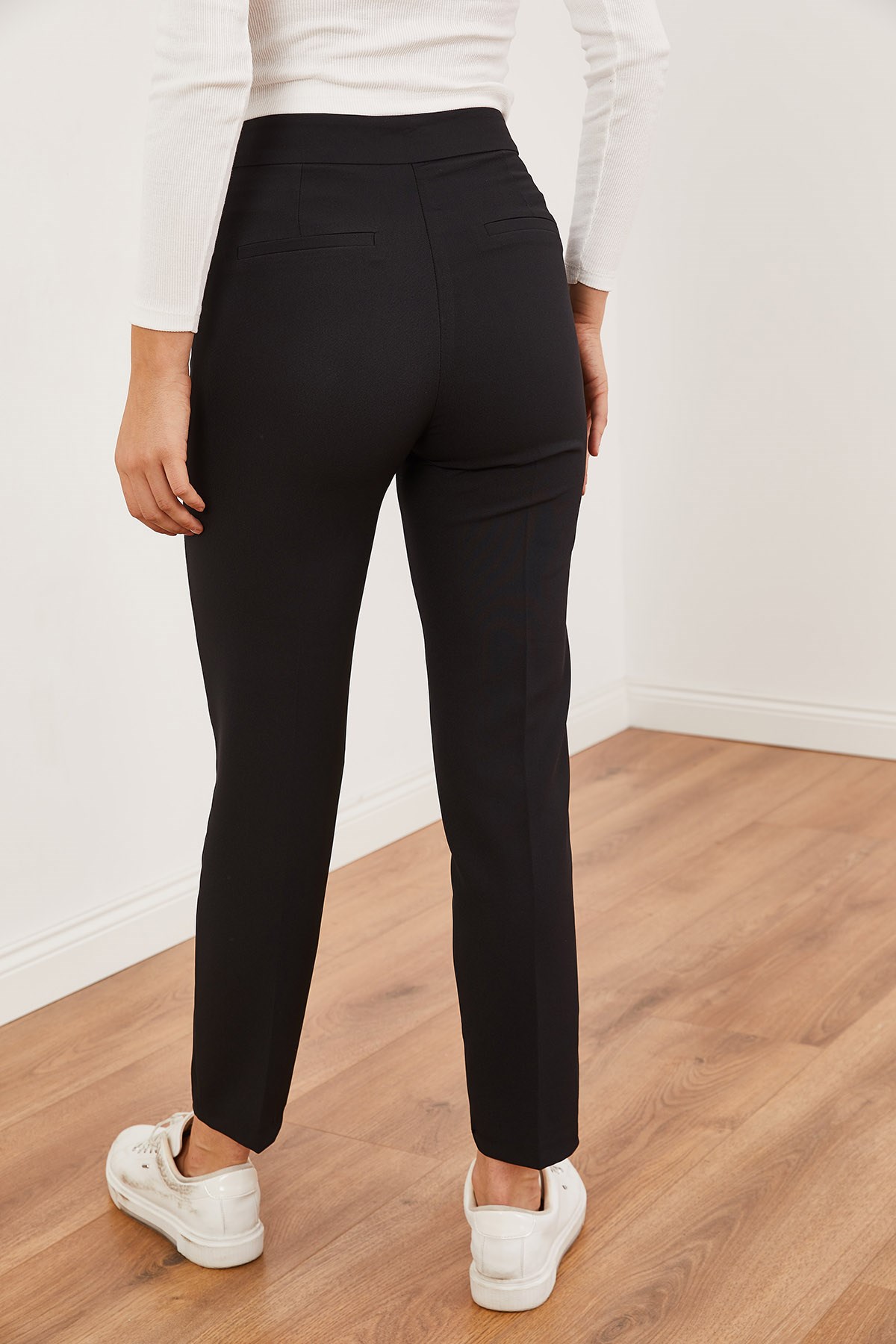 Klasik Kumaş Pantolon Siyah | Hadise Kadın Giyim