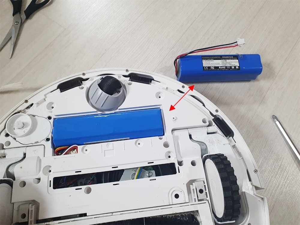 robot süpürge bataryası
