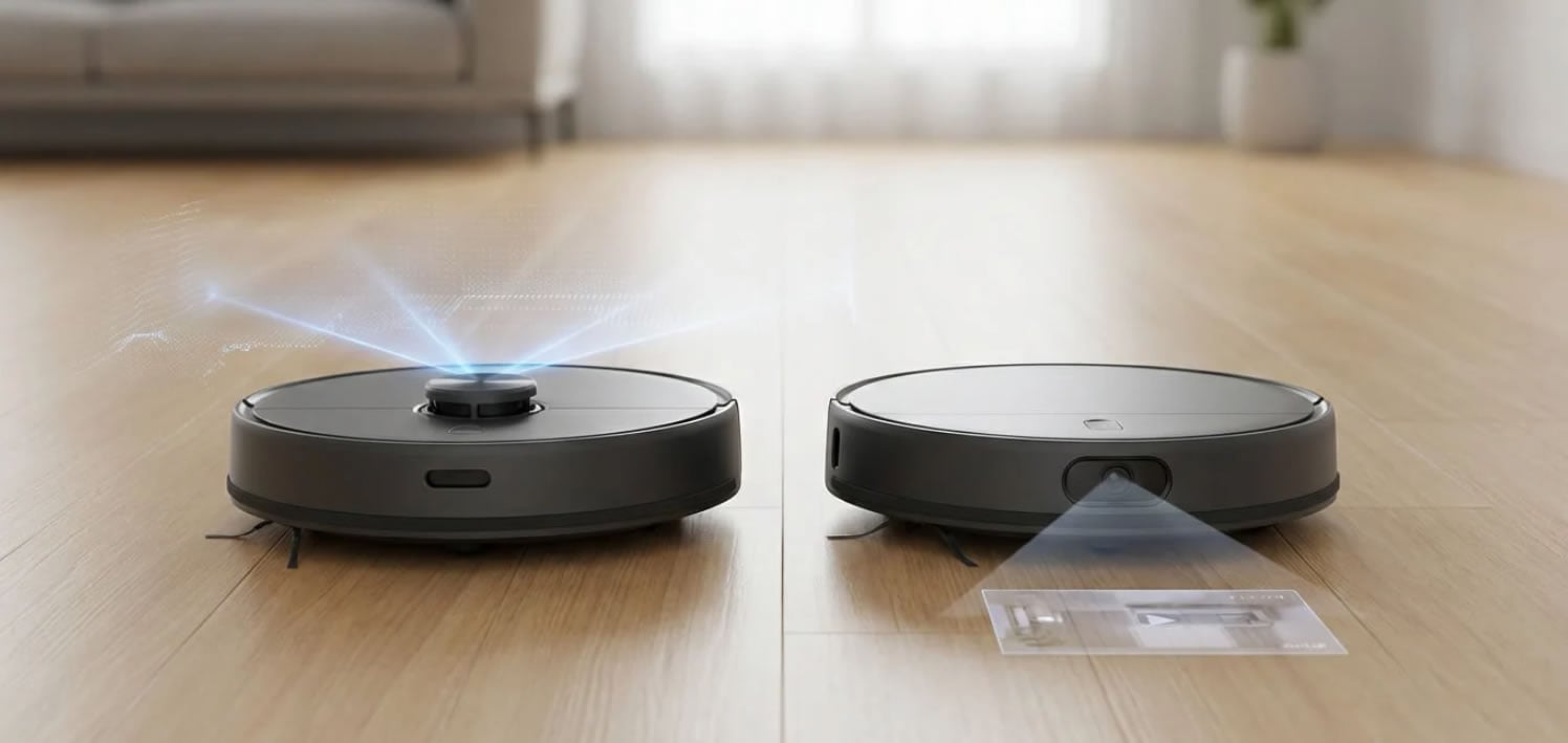 robot süpürge lds, robot süpürge lazer sensör, robot süpürge lidar sensör, temizliği